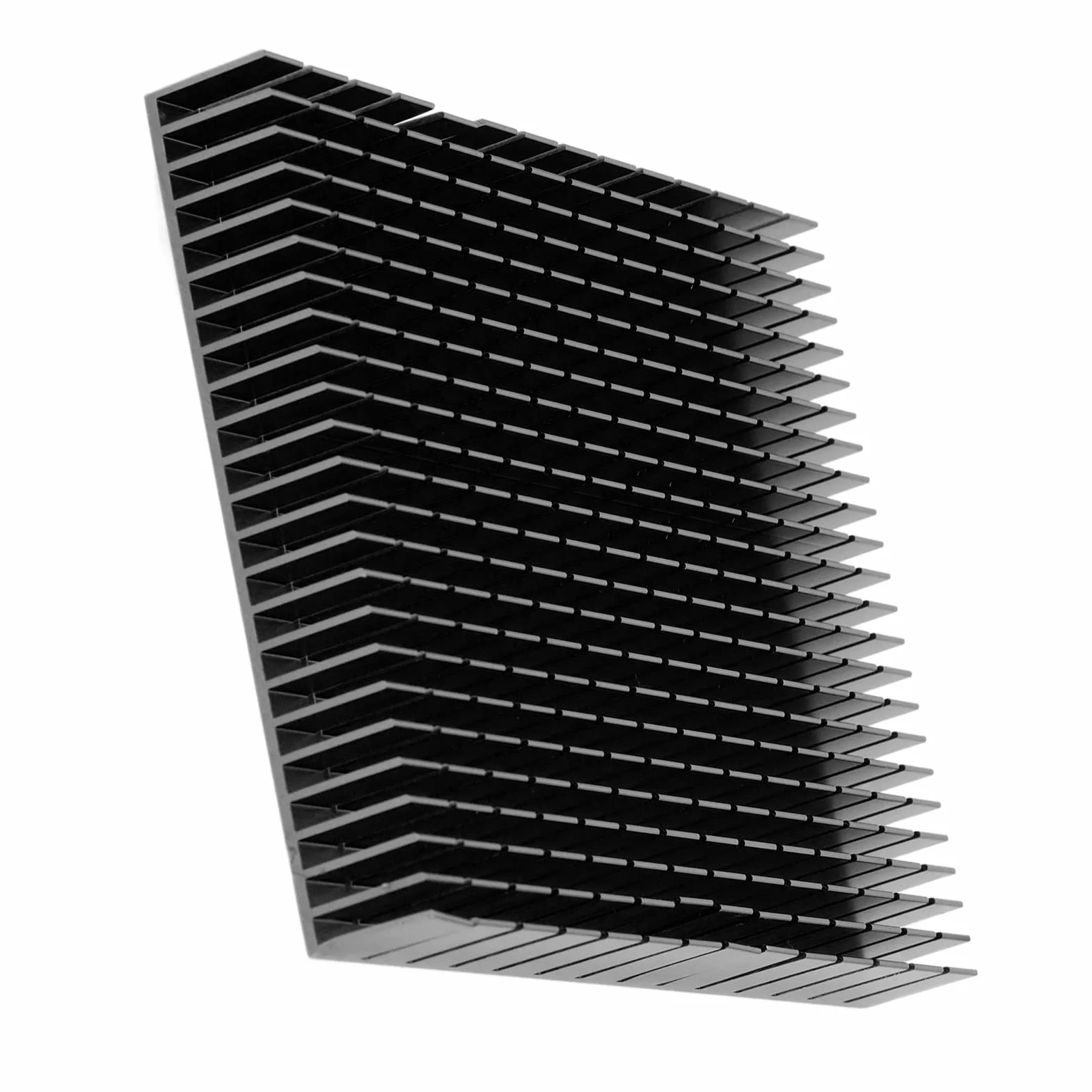 Aluminiowy radiator, 150 x 120, 20 mm, moduł radiatora, płetwa chłodnicy, wysoka wydajność, duży, do chłodzenia płyty głównej PCB LED, routera z płytą tylną GPU (czarny)