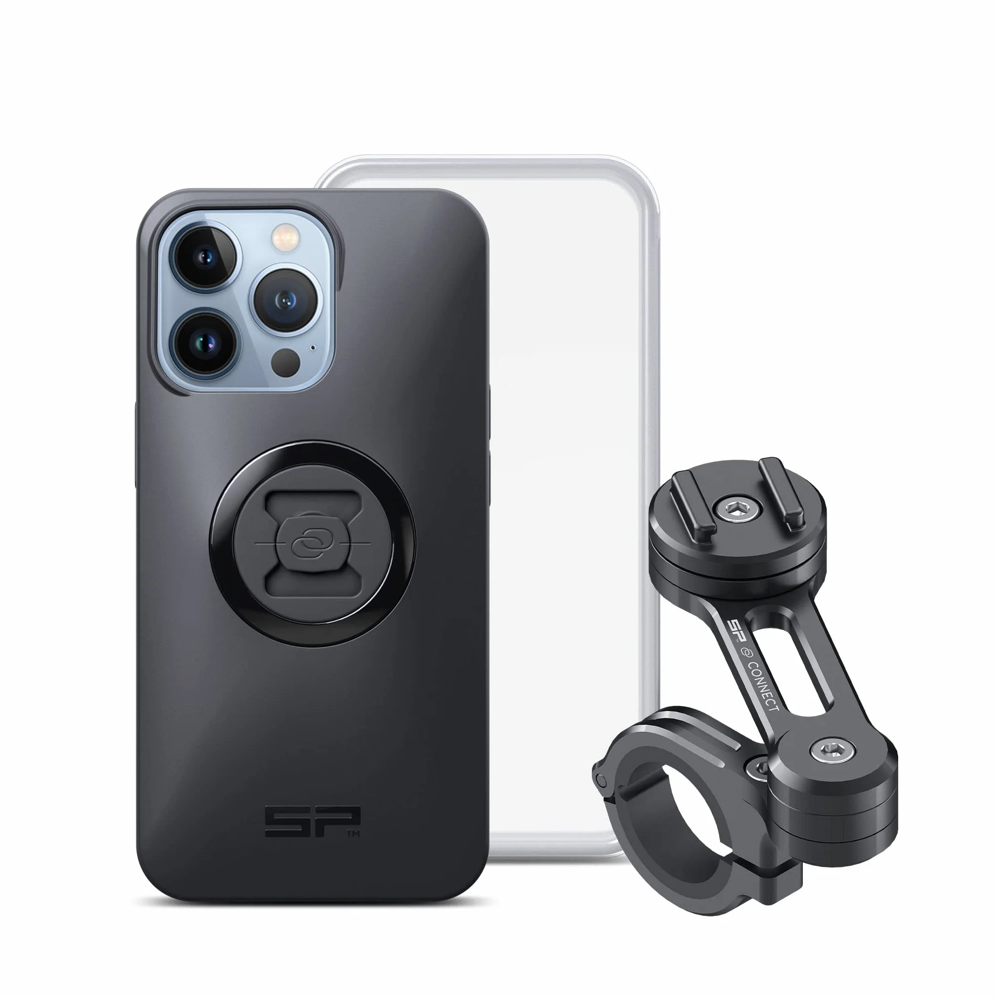SP CONNECT Uchwyt na telefon komórkowy z modułem antywibracyjnym, wodoszczelny uchwyt na telefon komórkowy do motocykla, roweru, skutera, skutera, akcesoria do wszystkich smartfonów, takich jak iPhone Samsung