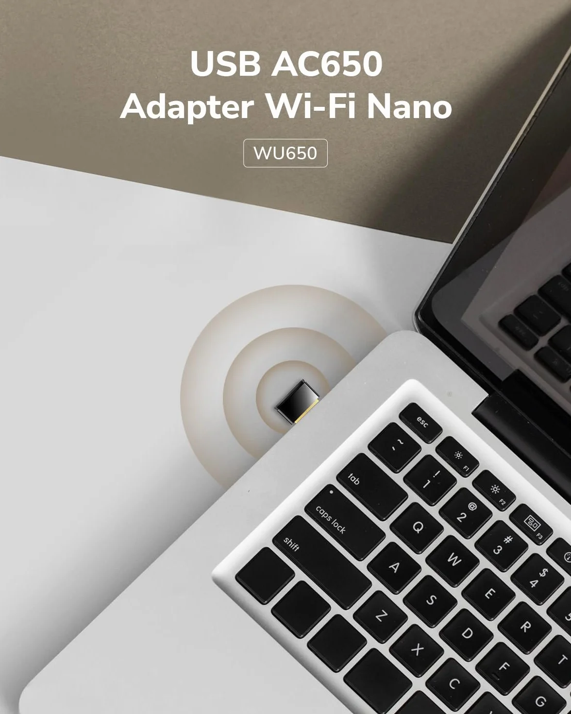 Cudy AC650 Bezprzewodowy adapter WiFi USB 650Mbps Nano
