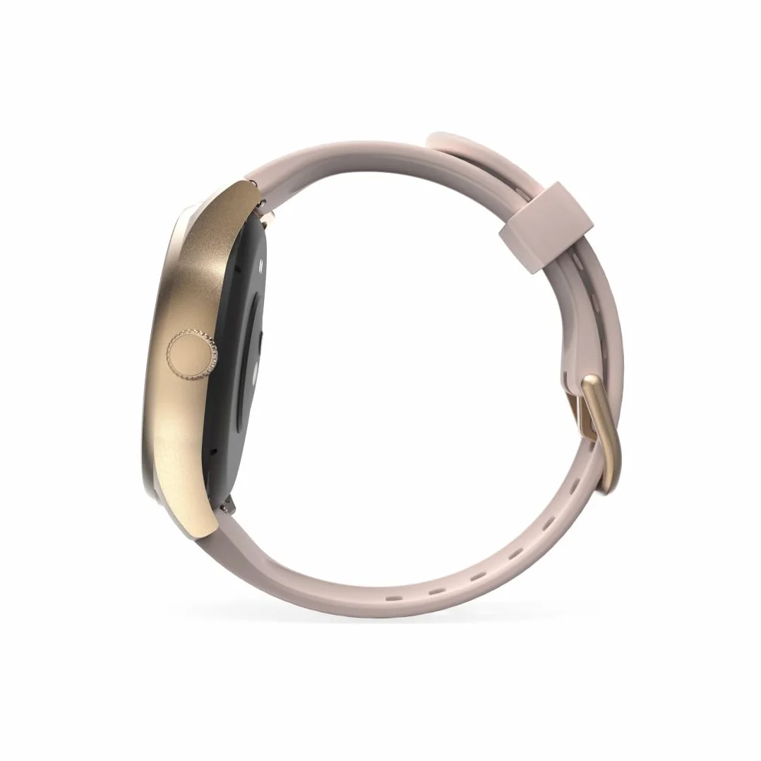 Smartwatch 5010", monitorowanie snu, okrągły, wodoszczelny, 1,38", różowy