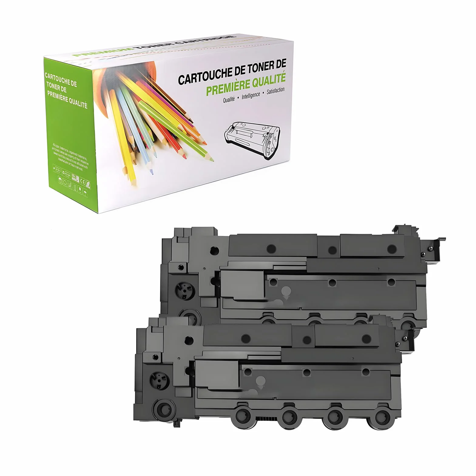 Kompatybilny zamiennik pojemnik na zużyty toner dla Toshiba TB-FC338 TBFC338 6B000000945 do użytku z Toshiba E-Studio 338CP 338CS 388CP 388CS drukarką,(czarny-25000 stron),2 pack