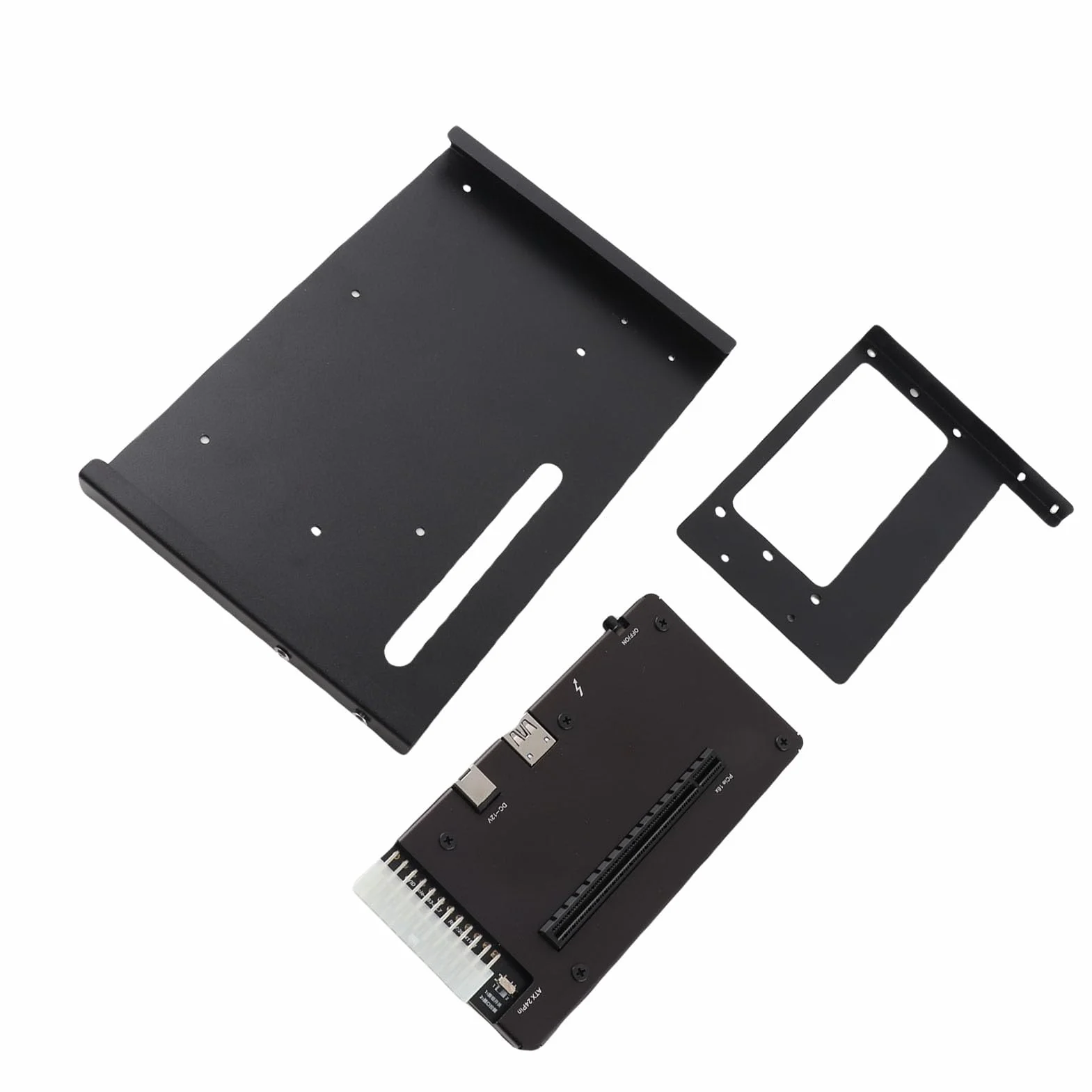 Naroote Stacja Dokująca Karty Graficznej, Zewnętrzna Stacja Dokująca GPU, z Gniazdem PCIE 16X dla 3 4 USB4, Pasująca do Karty Dźwiękowej PCIE SSD Serii RX 10G NIC