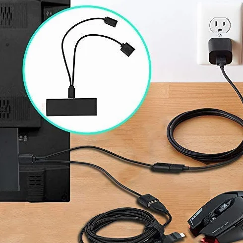 Rii F1 Micro USB Host OTG Adapter Cable for Firestick Fire TV 4K