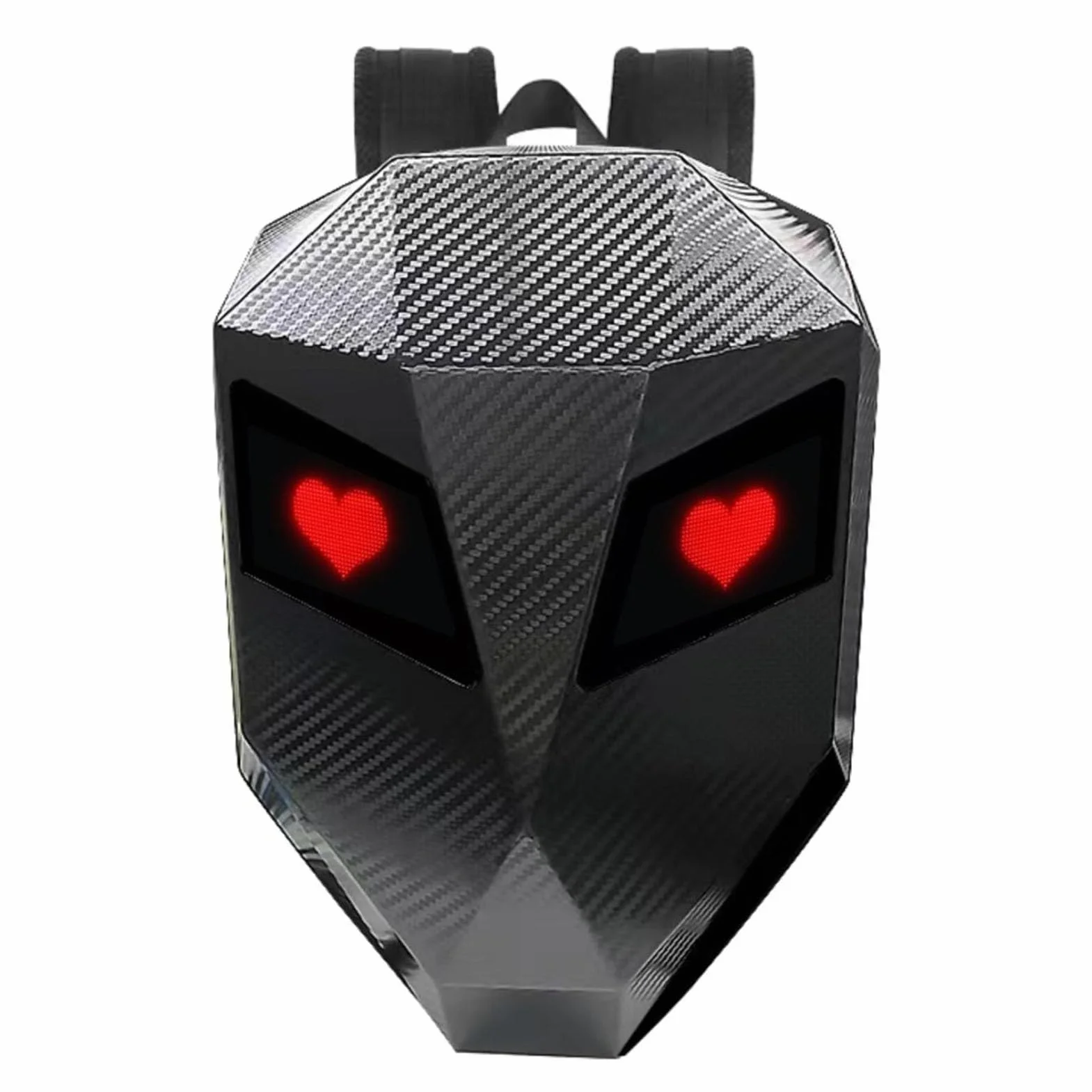 Plecak Motocyklowy LED Twarda Obudowa Torba Jeździecka z Kolorowym Ekranem Wodoodporny Plecak na Laptopa do Podróżowania Piesza Jazda Konna