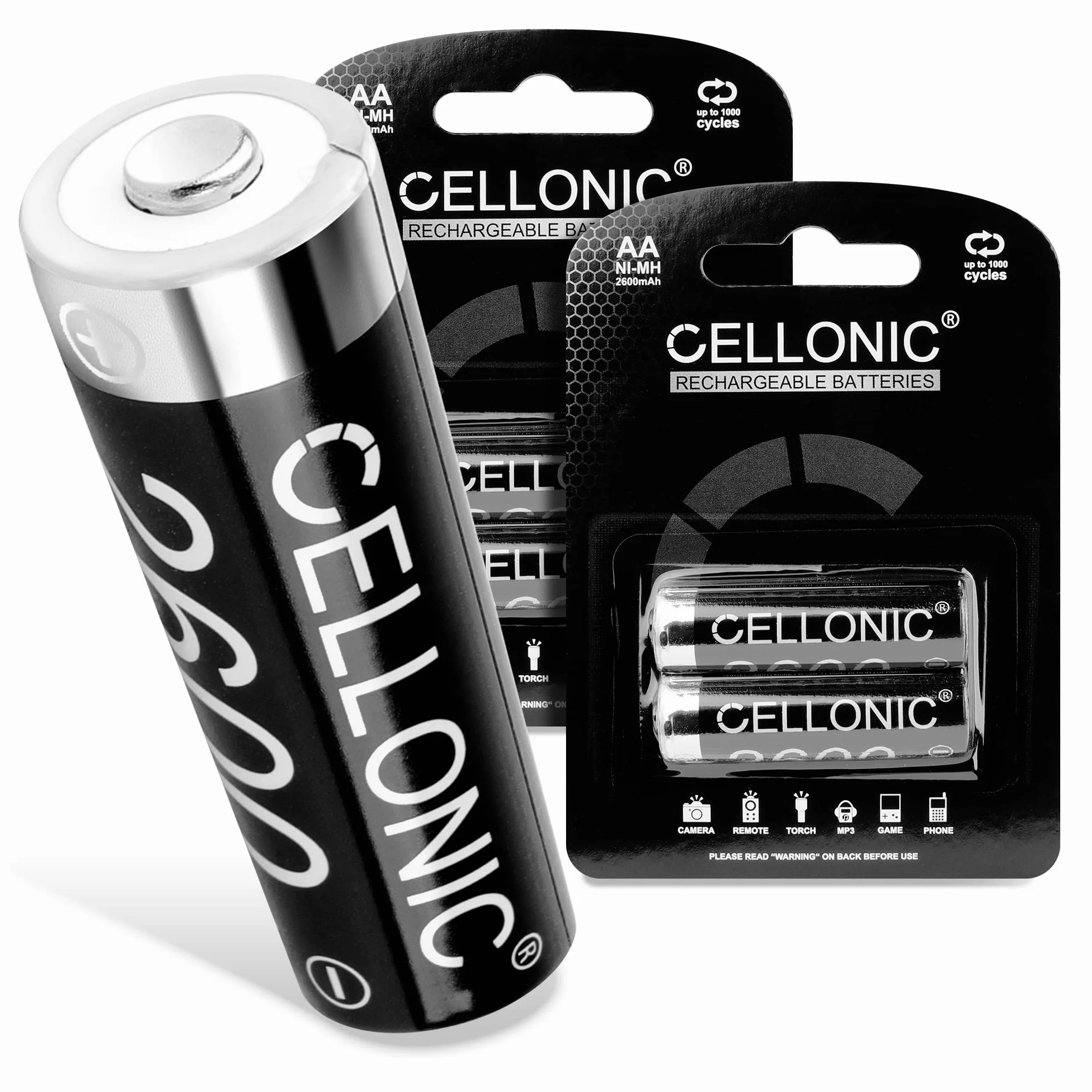 CELLONIC® Wysokiej jakości akumulator kompatybilny z Siemens Gigaset C620 / C620A / C620H (4 x 2600 mAh) akumulator zapasowy bateria