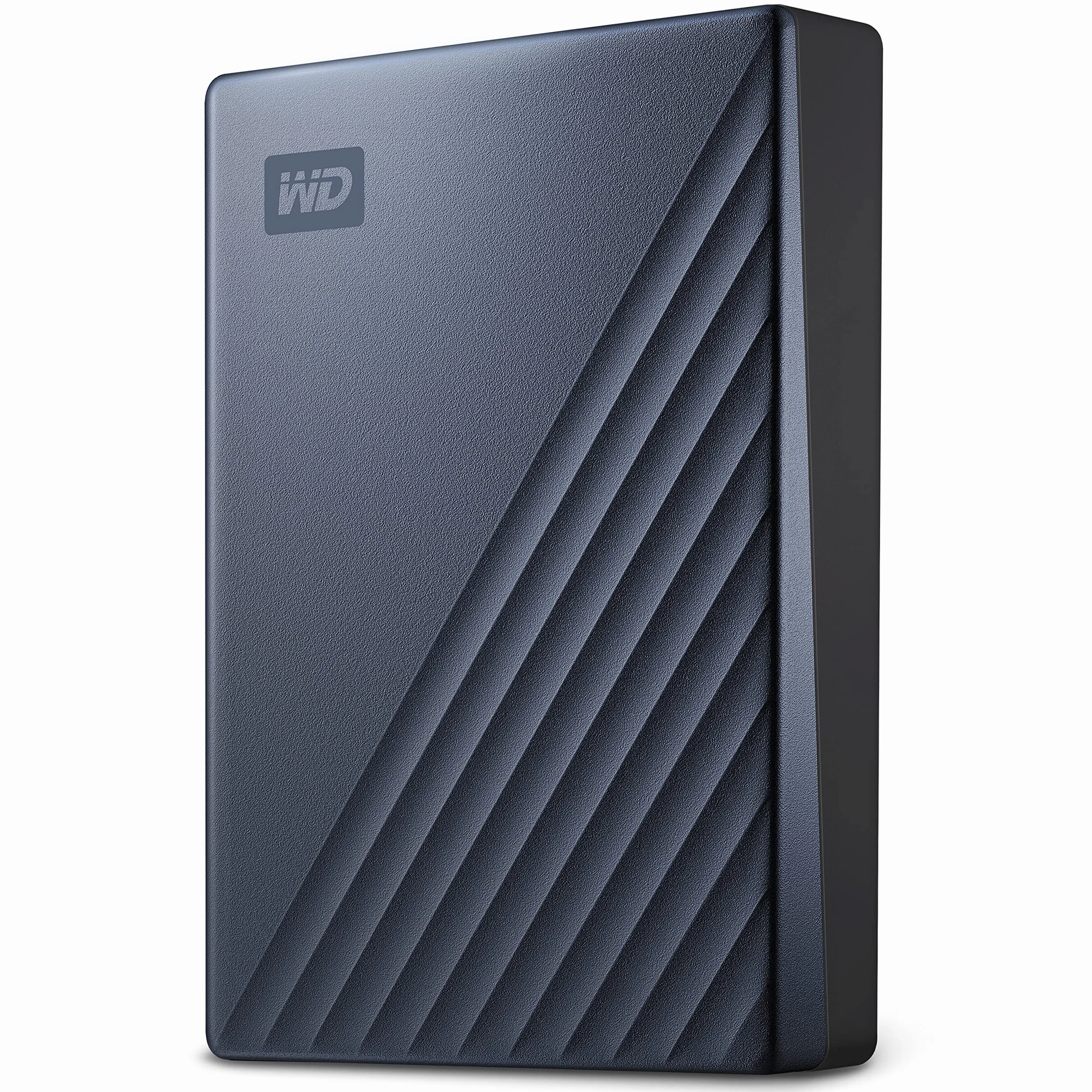 WD 4TB My Passport Ultra Portable HDD USB-C with software for device management, backup and password protection - Works with PC, Xbox X, Xbox S, PS4 and PS5 - Midnight Blue
