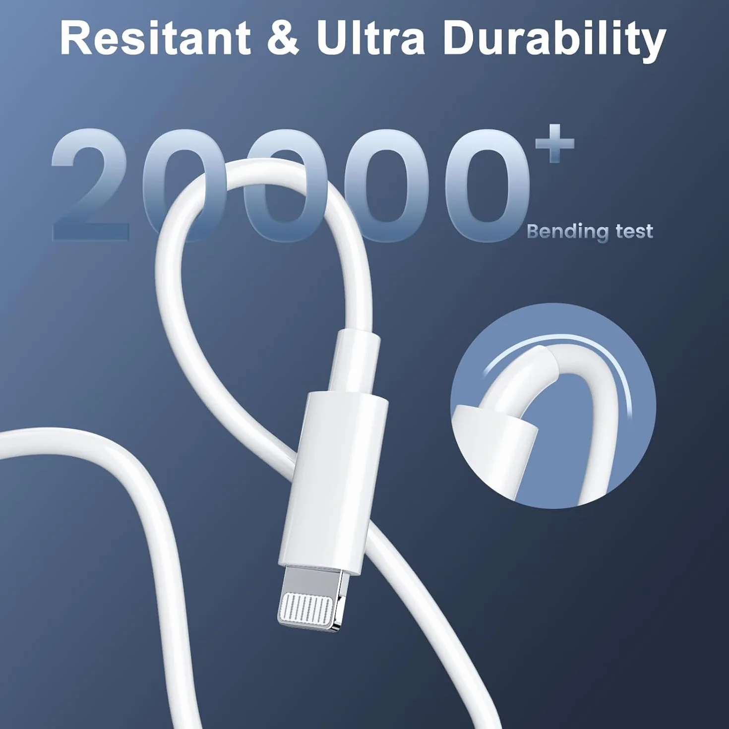 ilikable Zestaw 3 kabli USB C do Lightning 2M iPhone Quick Charge MFi z certyfikatem kabel ładowarka iPhone USB C do iPhone 14 13 12 Pro Max Mini iPhone 11 Pro X XR XS SE 2020 8 Plus