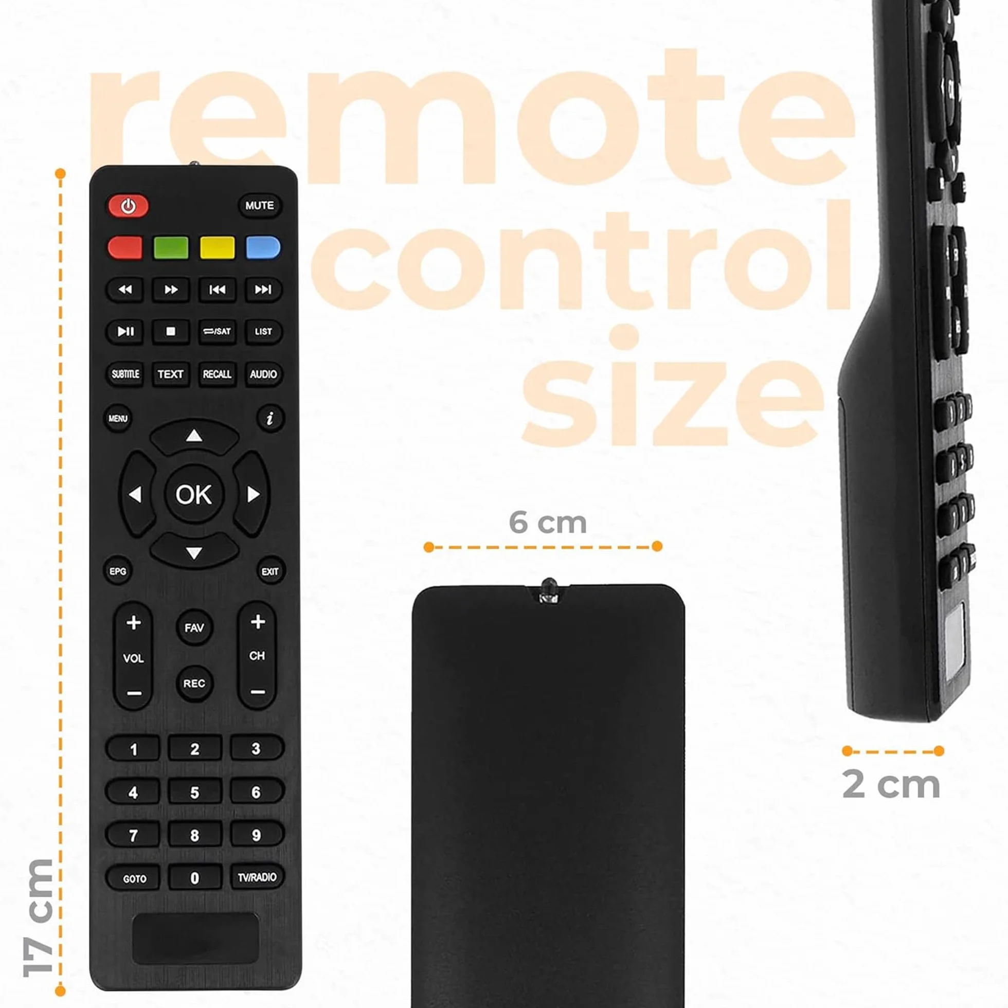 Kompatybilny z urządzeniami marki Echosat Hd-Line Leyf Bamof Tevsan, Echosat oryginalny pilot zdalnego sterowania