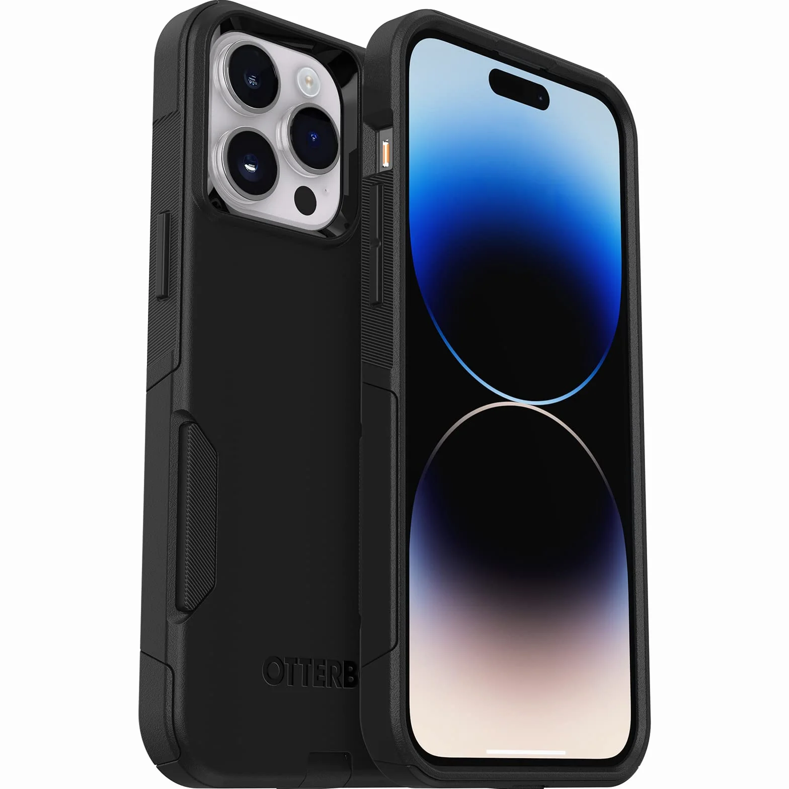 OtterBox Commuter Etui do iPhone 14 Pro Max, Wstrząsoodporne, Potrójnie Przetestowane Według Standardów Wojskowych, Ochrona Antybakteryjna, Czarne, Bez Opakowania Detalicznego