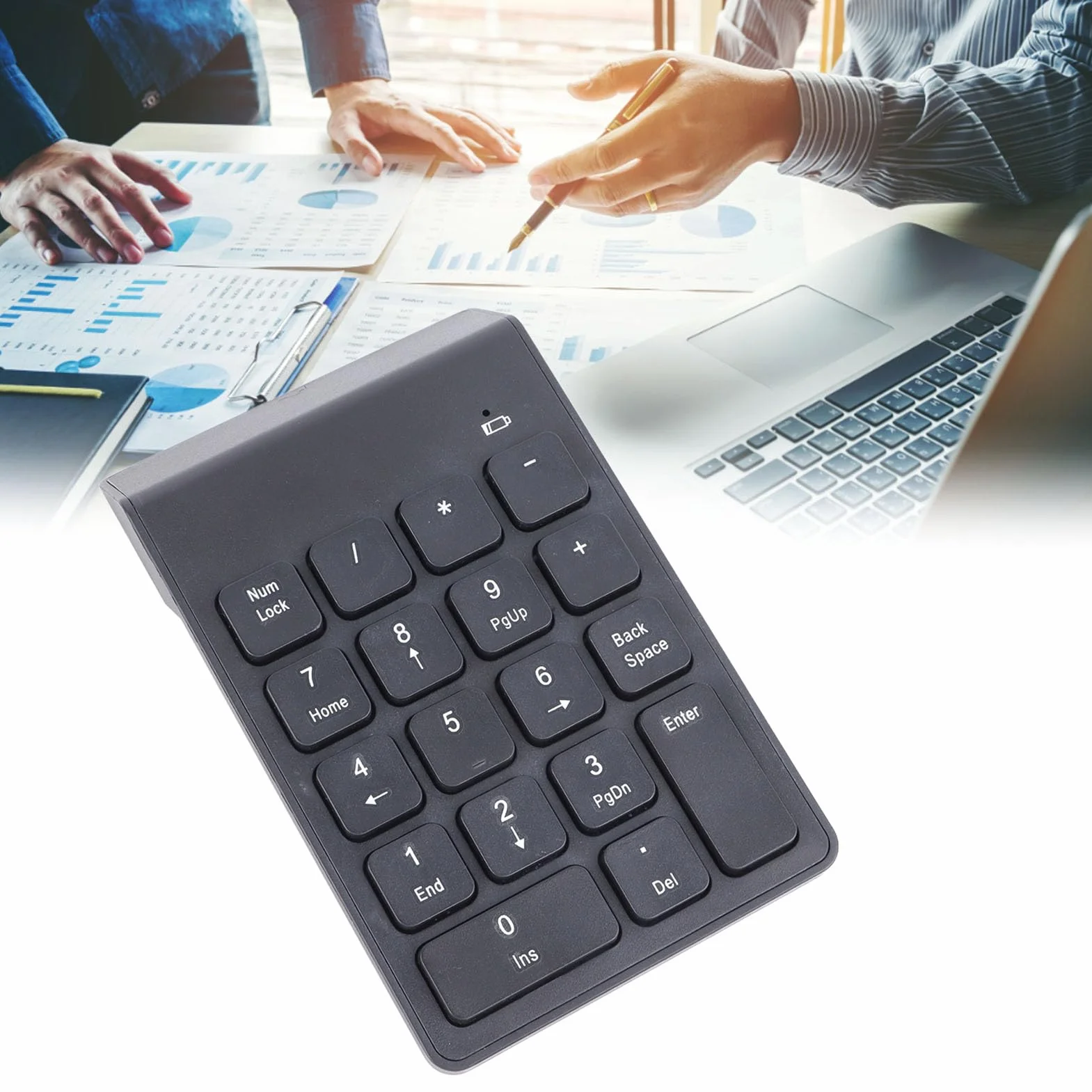 Bezprzewodowa Klawiatura Numeryczna Bluetooth 5.0 18 Przycisków Przenośna
