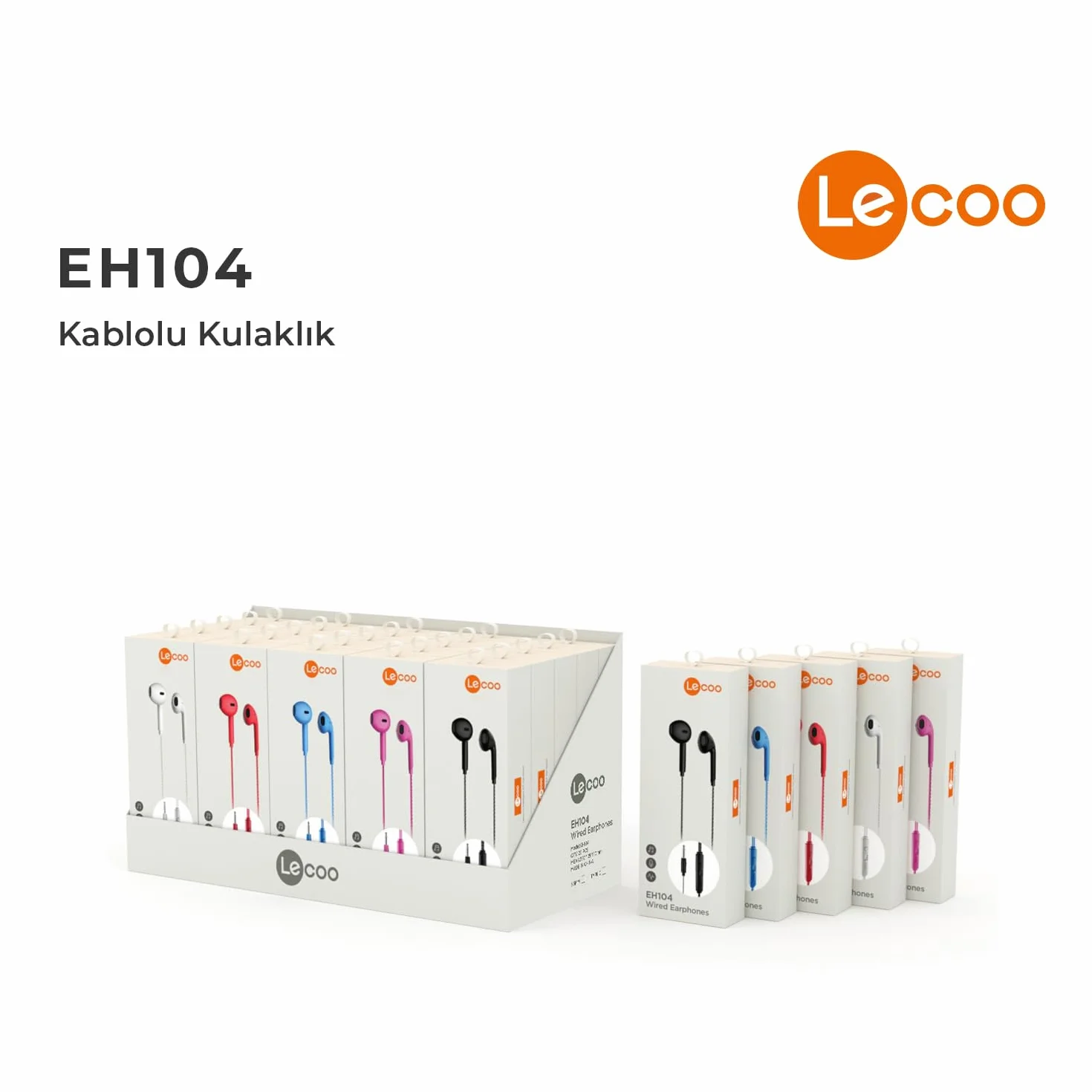 Intra lecoo EH104 słuchawki białe