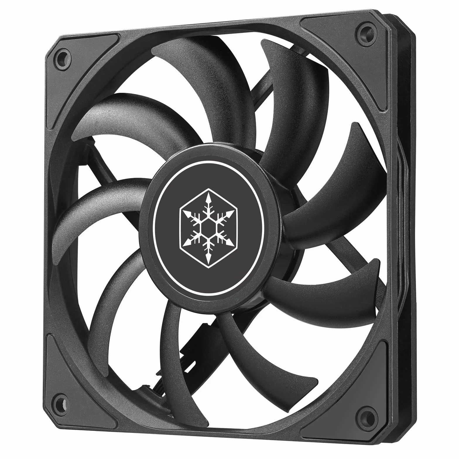 SilverStone Technology Air Slimmer 120 Enhanced Performance Slim Fan 120 mm PWM SST-AS120B czarny