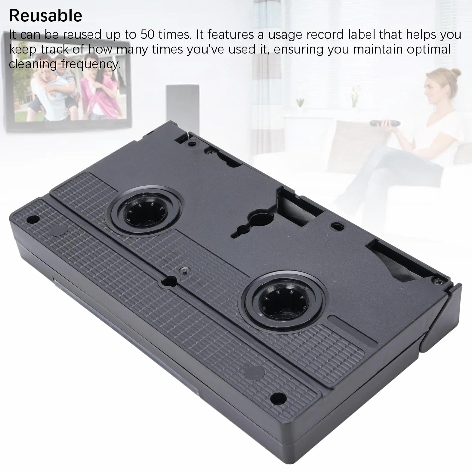 Zestaw do Czyszczenia Głowicy Wideo VHS VCR Wielokrotnego Użytku