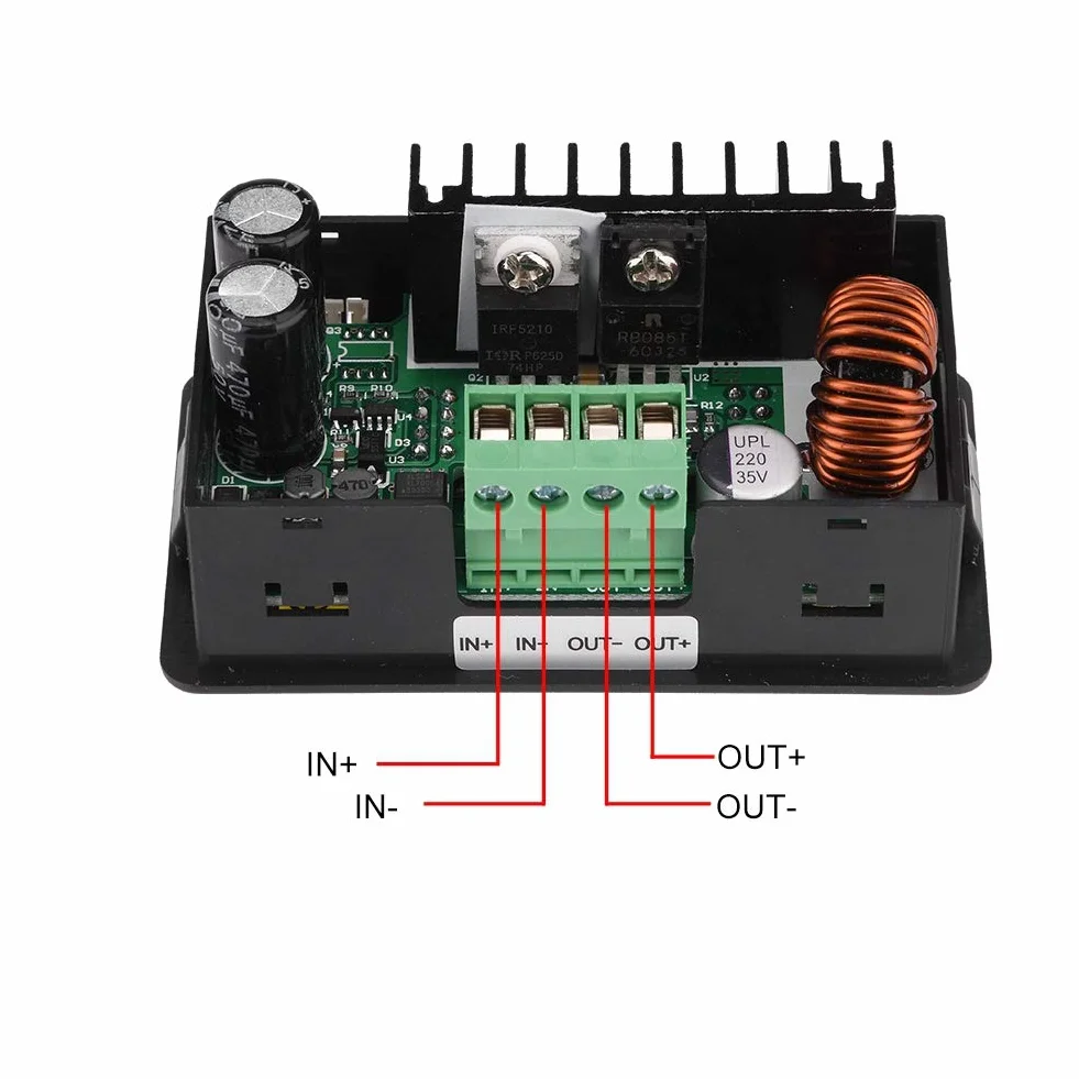 Zasilacz w dół, DPS3005 / DPS5005 regulator napięcia, moduł obniżający napięcie (DPS3005-USB-BT)