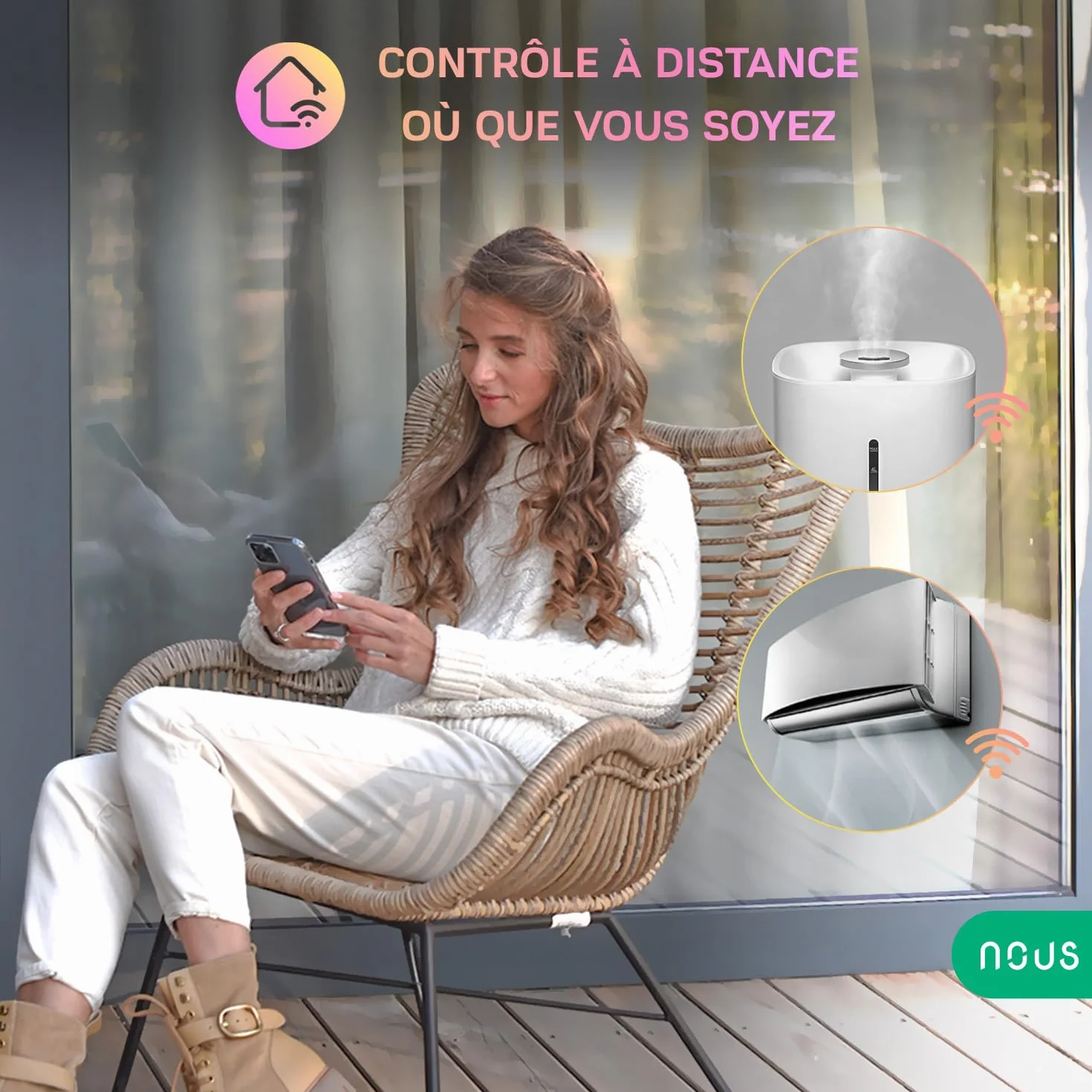 Nous L5 Tuya Smart Life IR Hub Smart Home Zdalny Control Google Home Alexa WLAN 2,4 GHz
