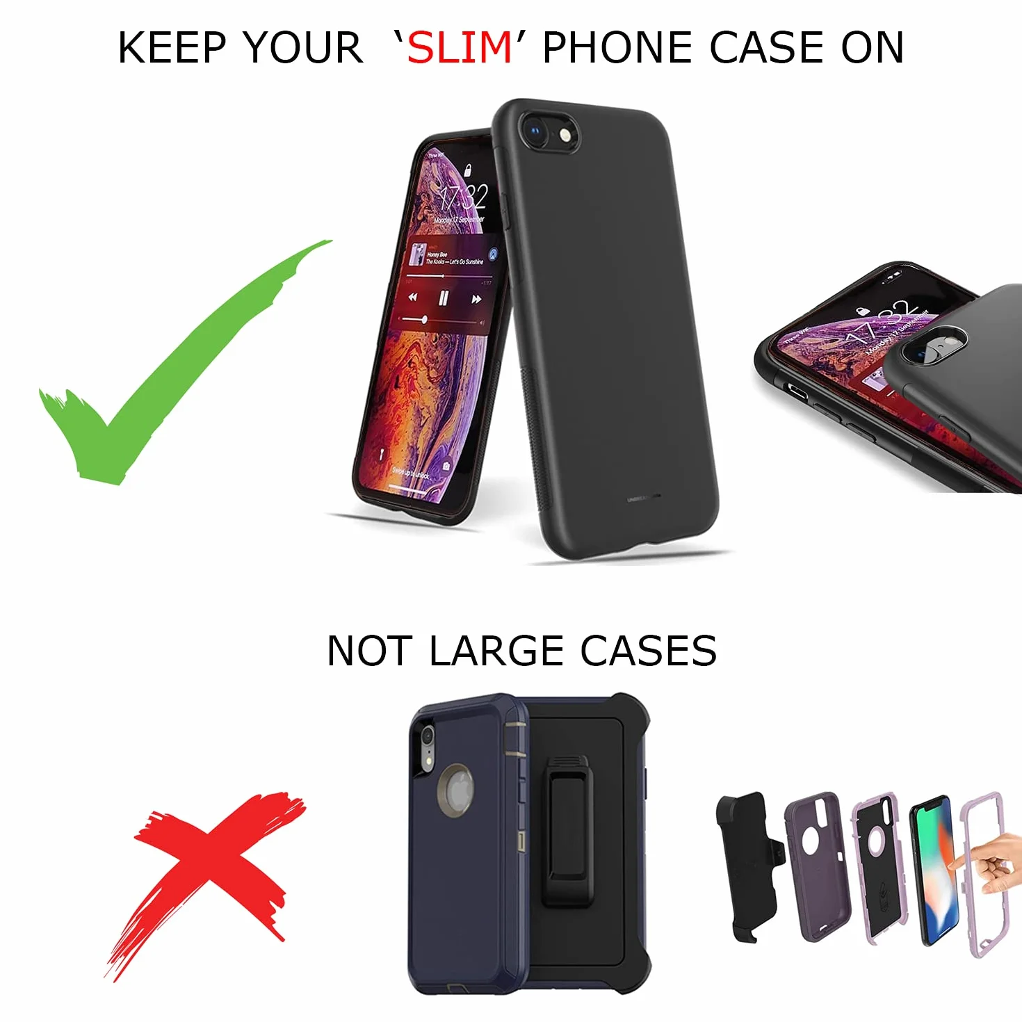 RevereSport iPhone 12 opaska do biegania, wysokiej jakości sportowe etui na telefon dla biegaczy, ćwiczeń i ćwiczeń na siłowni