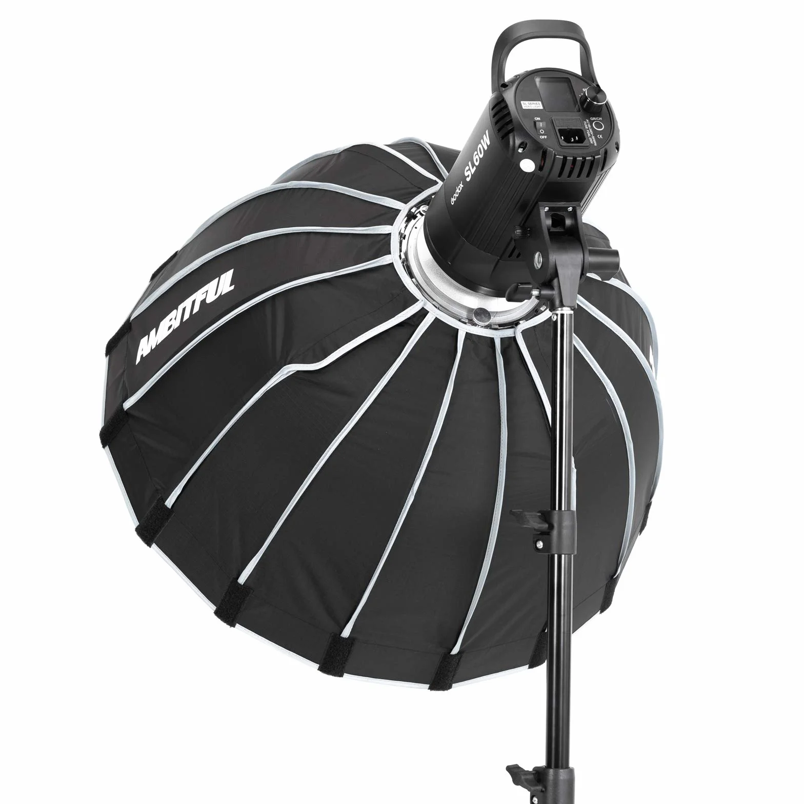 Godox SL-60 W CRI 95+ LED lampa wideo SL60 W 5600 K uchwyt Bowens AMBITFUL P60 Softbox, torba do przenoszenia, stojak na światło, pilot zdalnego sterowania RC-A5