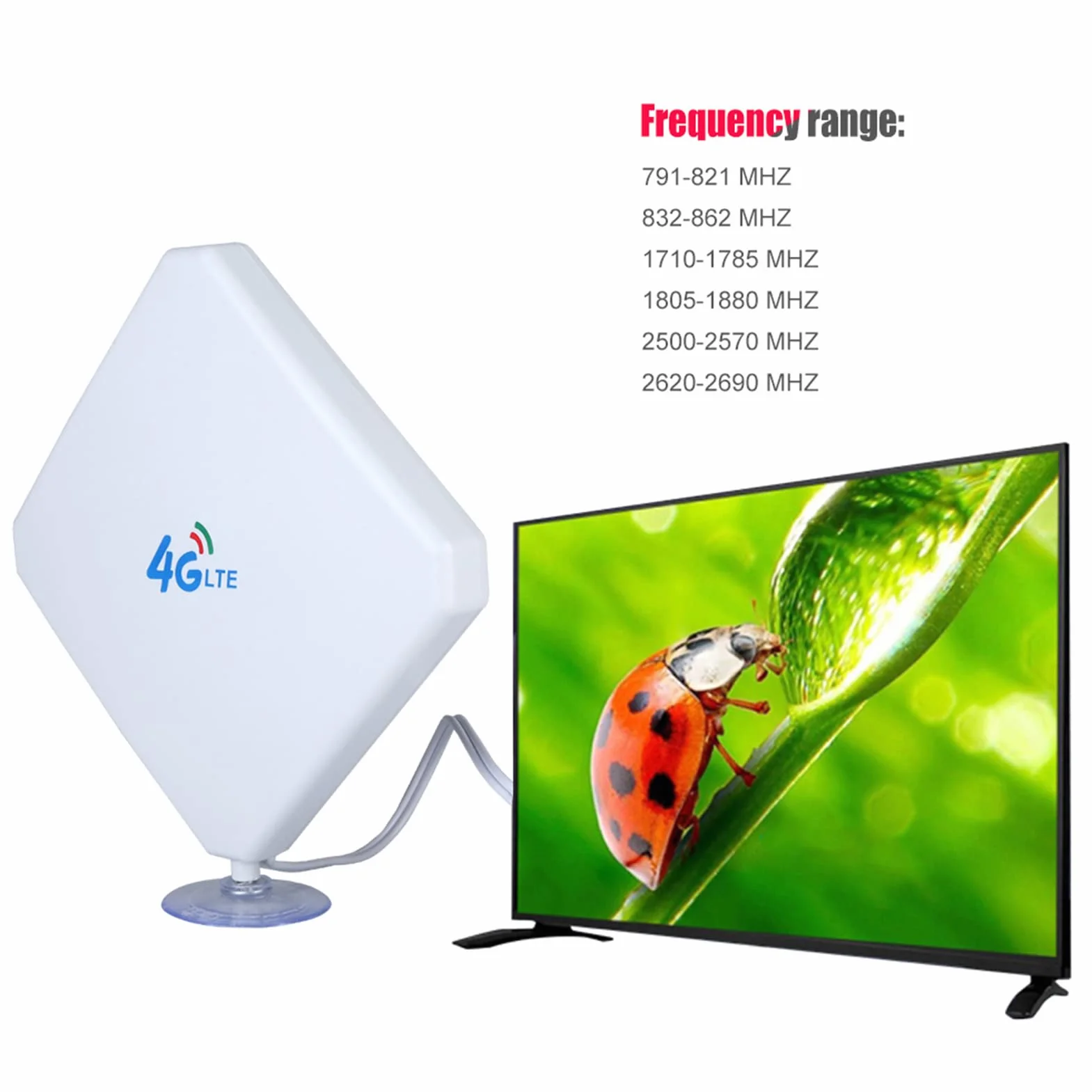 4G LTE 3G 4 wysoka wydajność antena 35 dBi wzmacniacz sieciowy, 4 G LTE WiFi Router wzmacniacz sygnału, biały