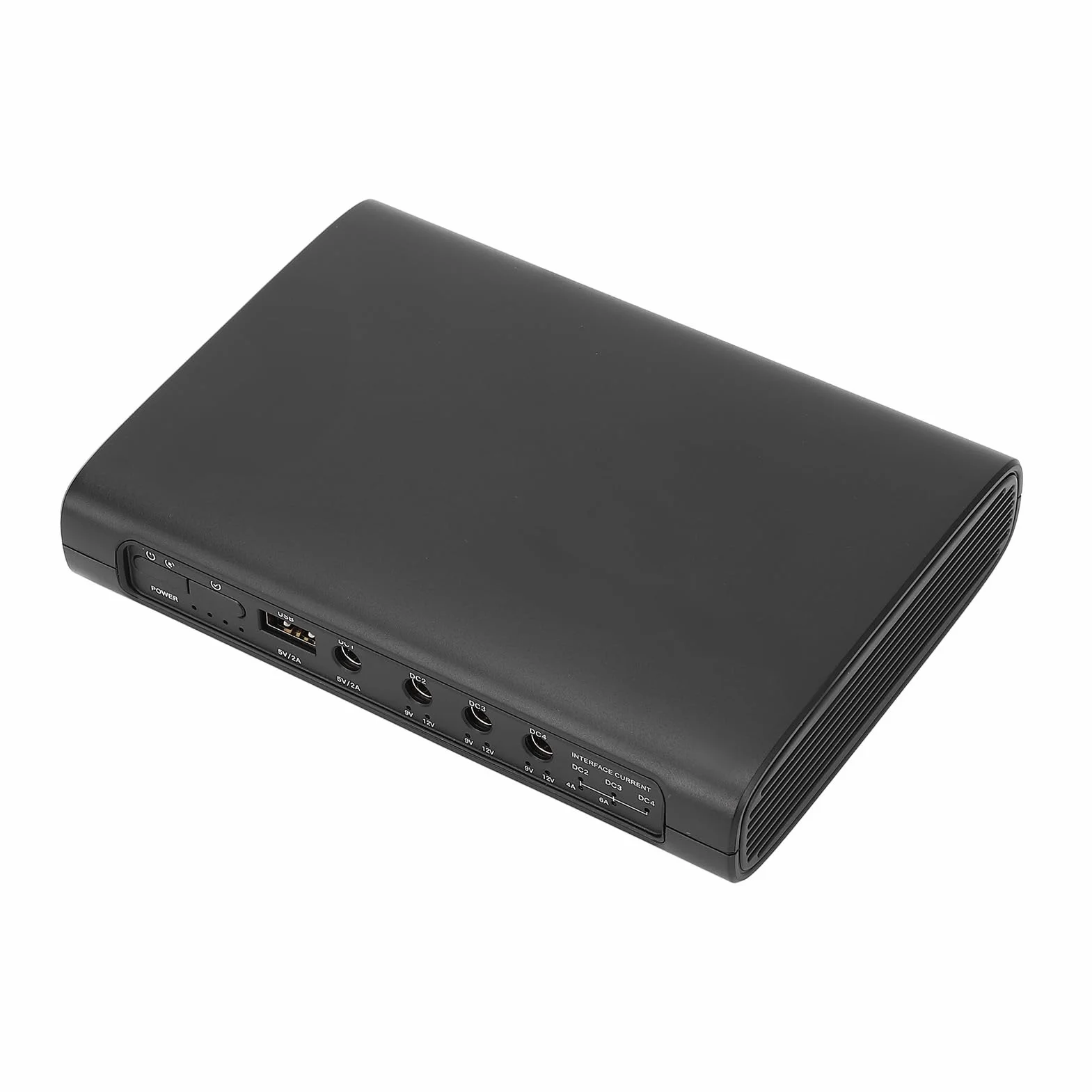Zasilanie Akumulatorowe Mini UPS 25600 MAh, 5 Gniazdek 94,72 Wh 5 V 9 V 12 V, Zasilacz Awaryjny UPS, Kompaktowy Podstawowy System UPS w Trybie Gotowości dla Kamery Monitoringu z