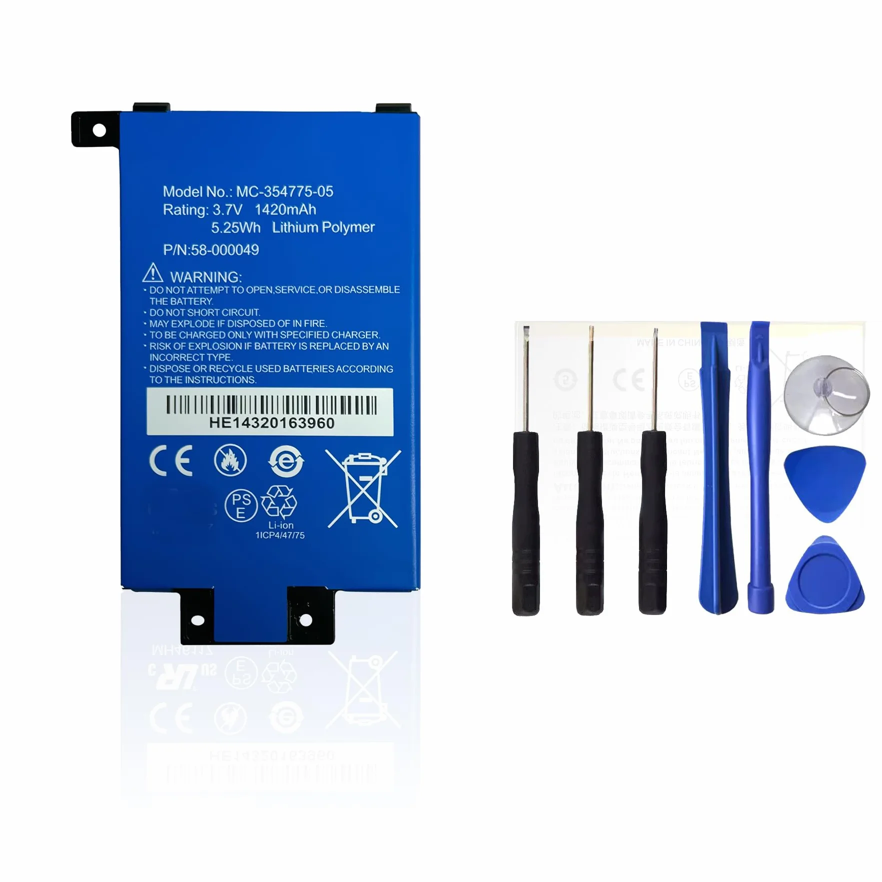 XITAIAN 3,7 V 5,25 Wh 1420 mAh zamiennik baterii do czytnika e-booków