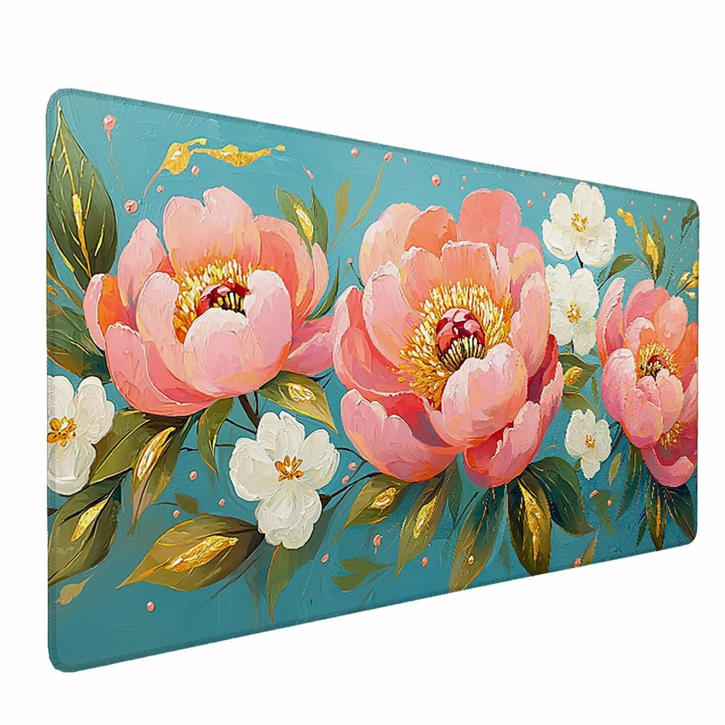 Podkładka pod mysz XXL 1200 x 600 mm duża podkładka pod mysz do gier, wodoodporne i antypoślizgowe gumowe podkładki pod mysz, podkładka pod mysz z wszytymi krawędziami do komputera, PC (różowy pion) x