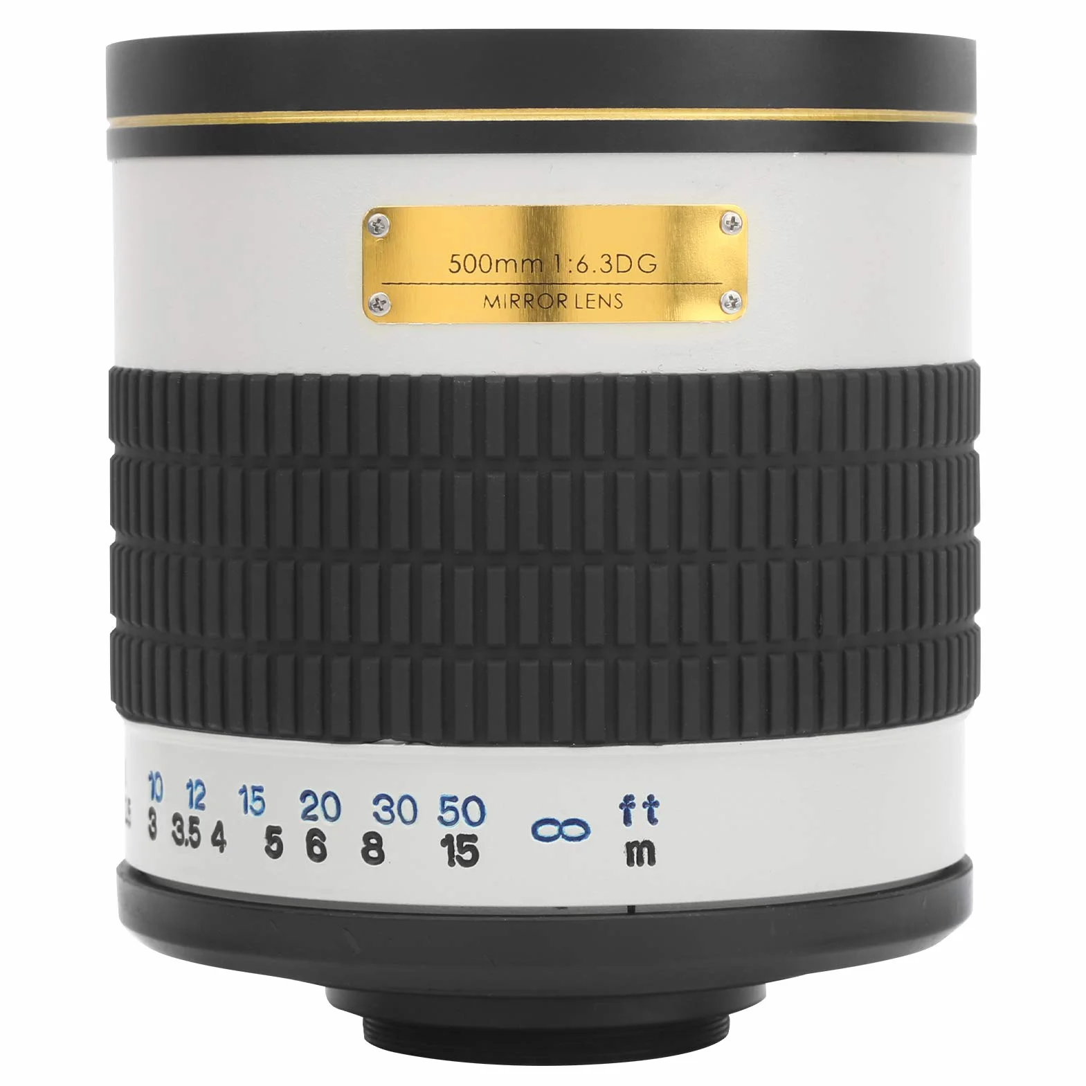 Teleobiektyw Lustrzany 500 Mm F6,3 do Aparatu z Mocowaniem EF, Lekka Konstrukcja Zapewniająca wygodę Użytkowania, Obiektyw z ręczną regulacją Ostrości do Fotografowania Owadów i Turystyki