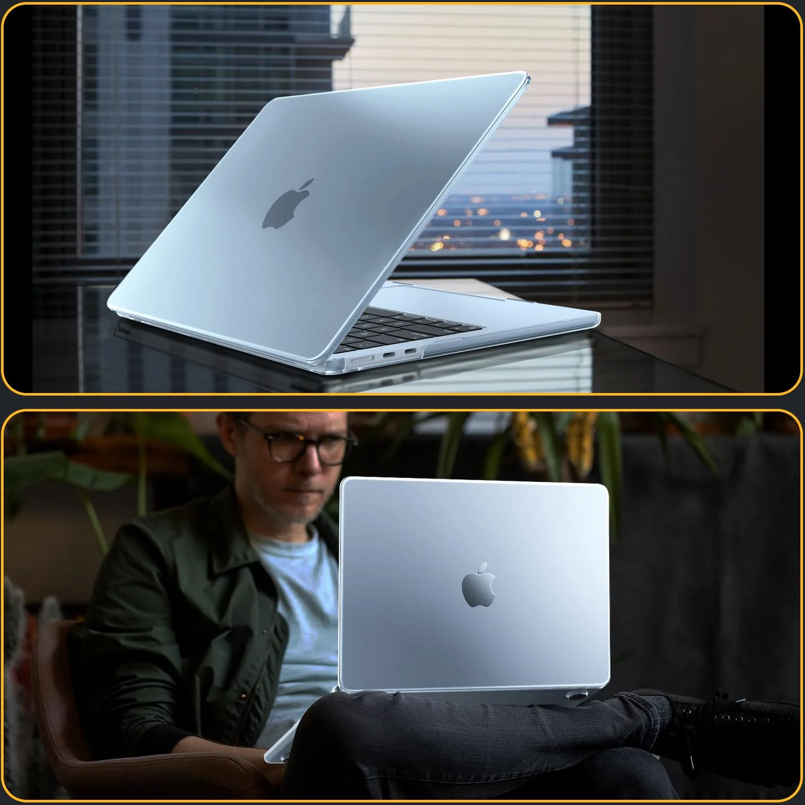 Fintie Etui kompatybilne z MacBook Air 13,6 cala M4 M3 M2 A3240 A3113 A2681 (2025-2022), [100% odpowiada oficjalnemu kolorowi] Premium ultracienkie, matowe, twarde etui ochronne, błękitne