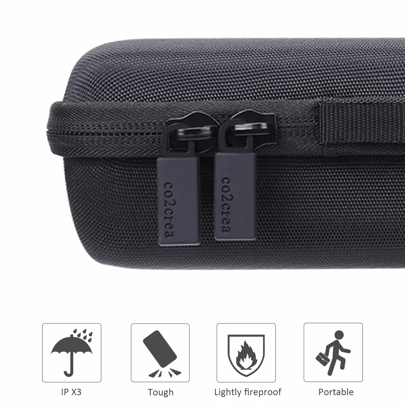 co2CREA Twarde etui podróżne do skanera dokumentów PA03688-B001 ScanSnap iX100, tylko etui