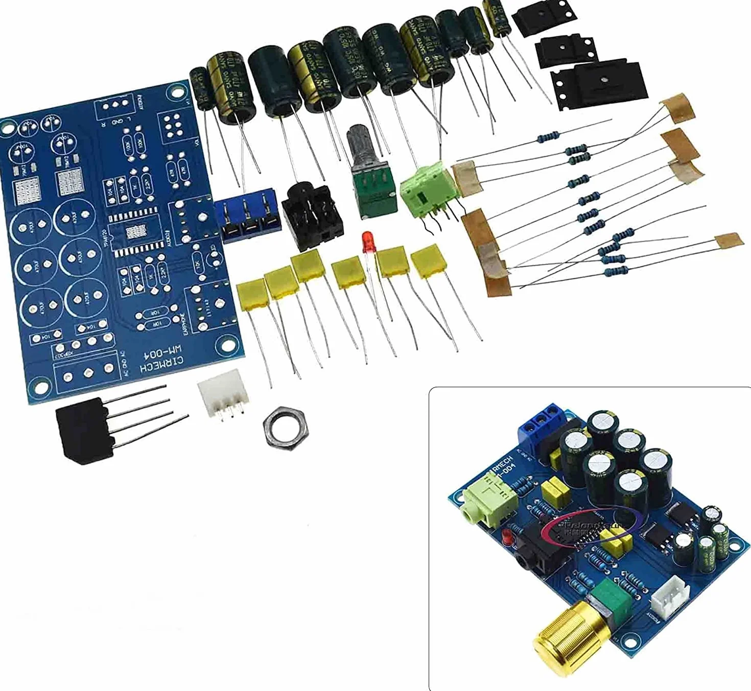 Reland Sun TPA6120 Wzmacniacz Słuchawkowy Płyta HiFi TPA6120A2 Entuzjasta Słuchawki AMP Amplificador Zero Noise DIY (TPA6120 DIY)