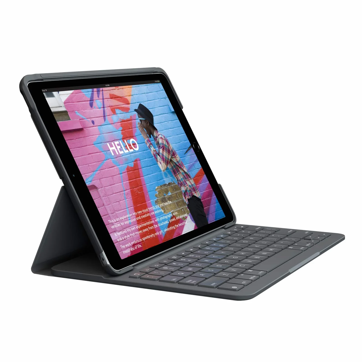 Logitech Slim Folio for iPad - UK QWERTY
