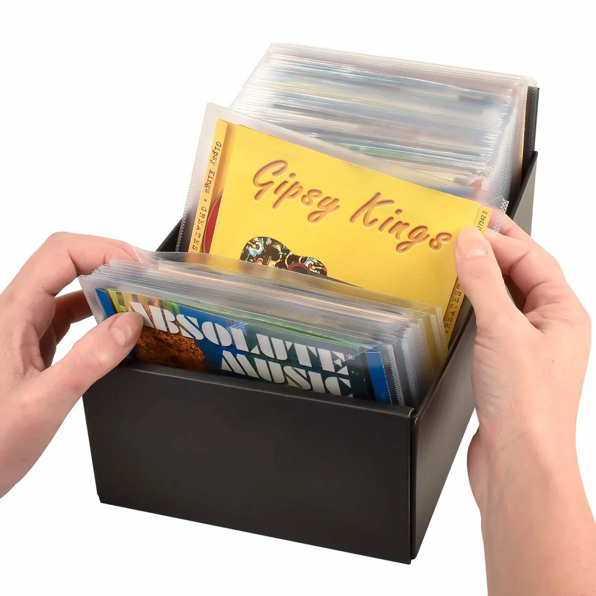 3L Office okładka CD, z klapką, 100 sztuk, tworzywo sztuczne PP, 150 x 127 mm, 100 sztuk
