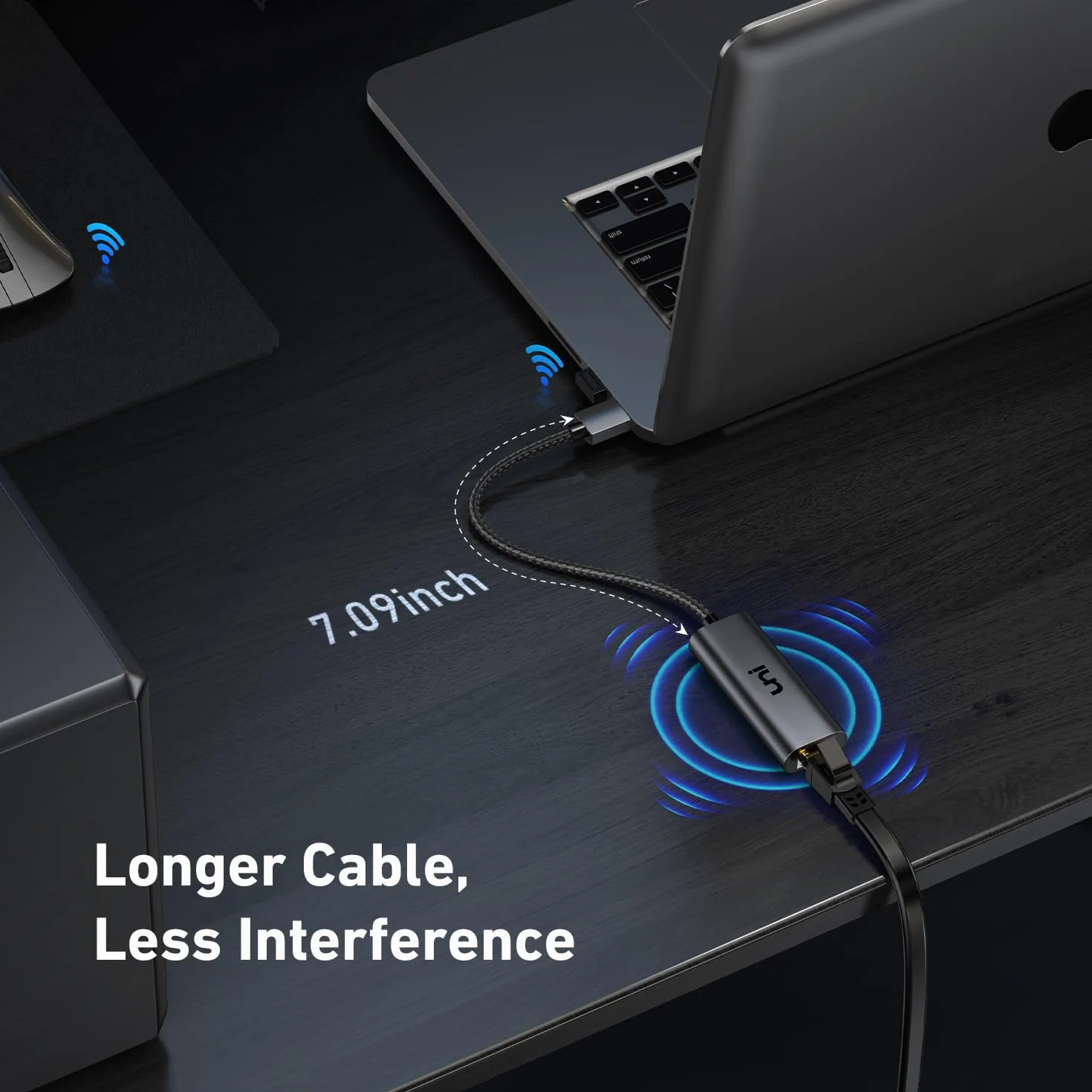 uni Adapter USB Ethernet 2,5 G, adapter Ultra Speed ​​USB 3.0 na RJ45, adapter sieciowy 2,5 Gigabit, sieć LAN 2,5 Gb/s Kompatybilny z iMac Pro, Dell XPS, Chromebook, laptopami, NAS itp.