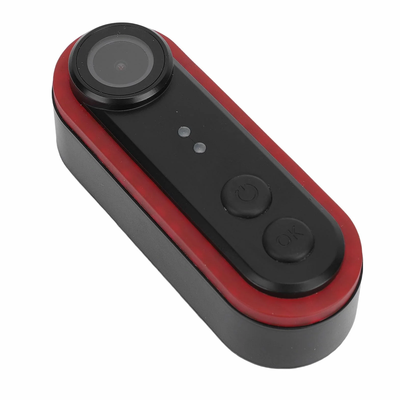 Tbest Kamera Rowerowa 1080P, Szerokokątna Kamera Rowerowa 150 Stopni z Akumulatorem, Kamera Cofania do Sportu Rowerowego z Tylnym światłem (32GB)