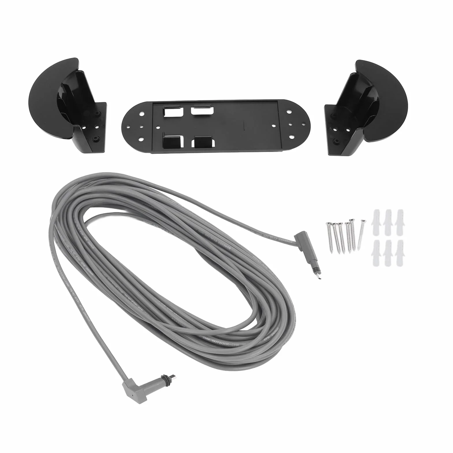 Hamwesh Kabel 150FT, Nieprzerwane Połączenie Oszczędność Miejsca Łatwa Instalacja Kabel Zamienny, Ethernet ze Wspornikiem Montażowym do Pojazdów Kempingowych V2, SUV-ów, Jachtów (o
