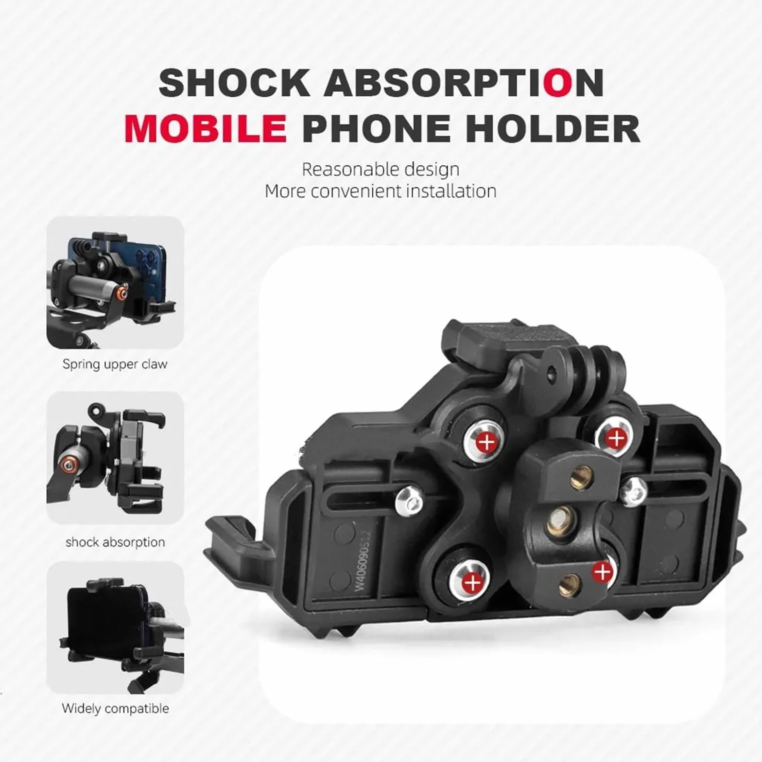 Pasuje do Guzzi Pasuje do Stelvio 2024 Akcesoria motocyklowe Uchwyt na telefon GPS Stojak nawigacyjny Stojak na telefon z amortyzatorem Uchwyt do nawigacji GPS uchwyt Uchwyt do nawigacji