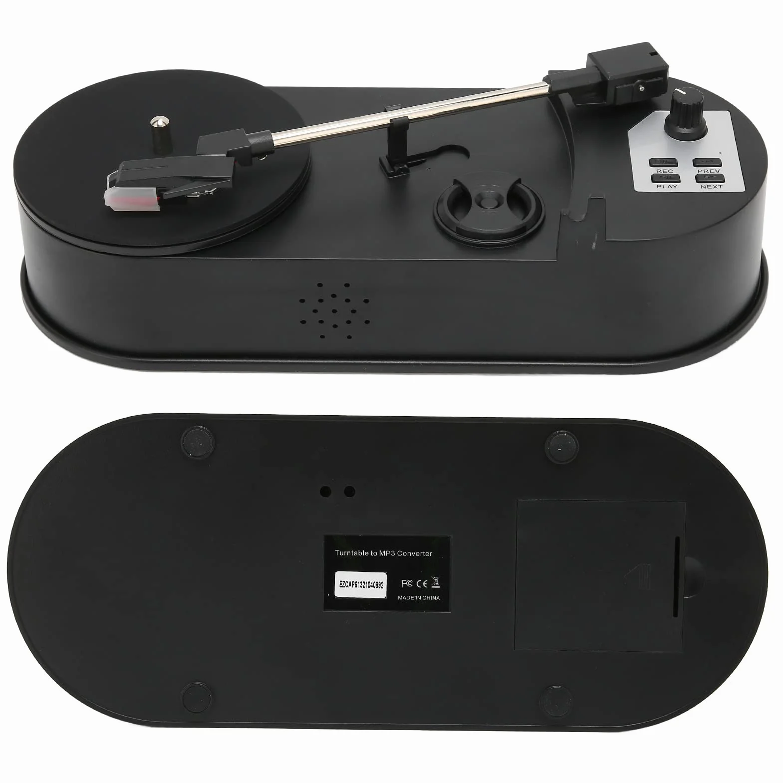 Mini Gramofon Gramofon Konwerter MP3 Interfejs USB 2.0 Łatwa i Przenośna Konstrukcja dla Entuzjastów Muzyki Idealny dla Kolekcjonerów Płyt