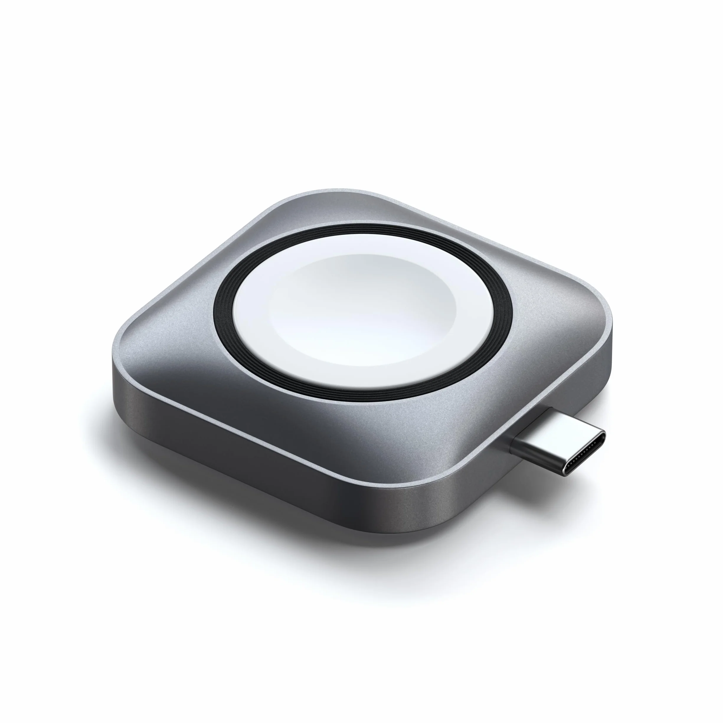 SATECHI przenośna ładowarka USB-C do Apple Watch, 5 W | Aluminiowa obudowa, certyfikat MFi, do Apple Watch Series 1–11, Ultra 1–3, SE 1–3 oraz AirPods