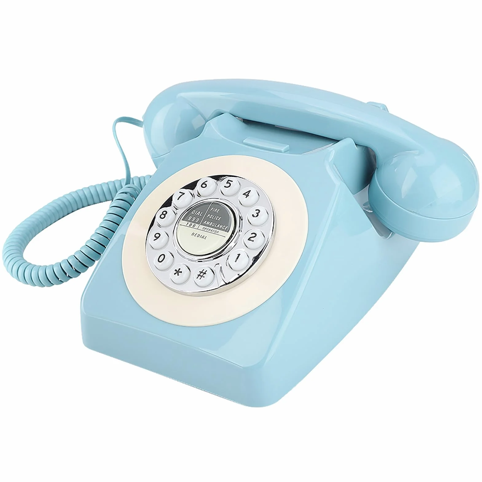 Yinhing Telefon Stacjonarny w Stylu Retro z Designem do Dekoracji Wnętrz Zakłócenia Elektromagnetyczne Zabytkowe Urządzenie Unikalny pomysł dla Kolekcjonerów i Entuzjastów
