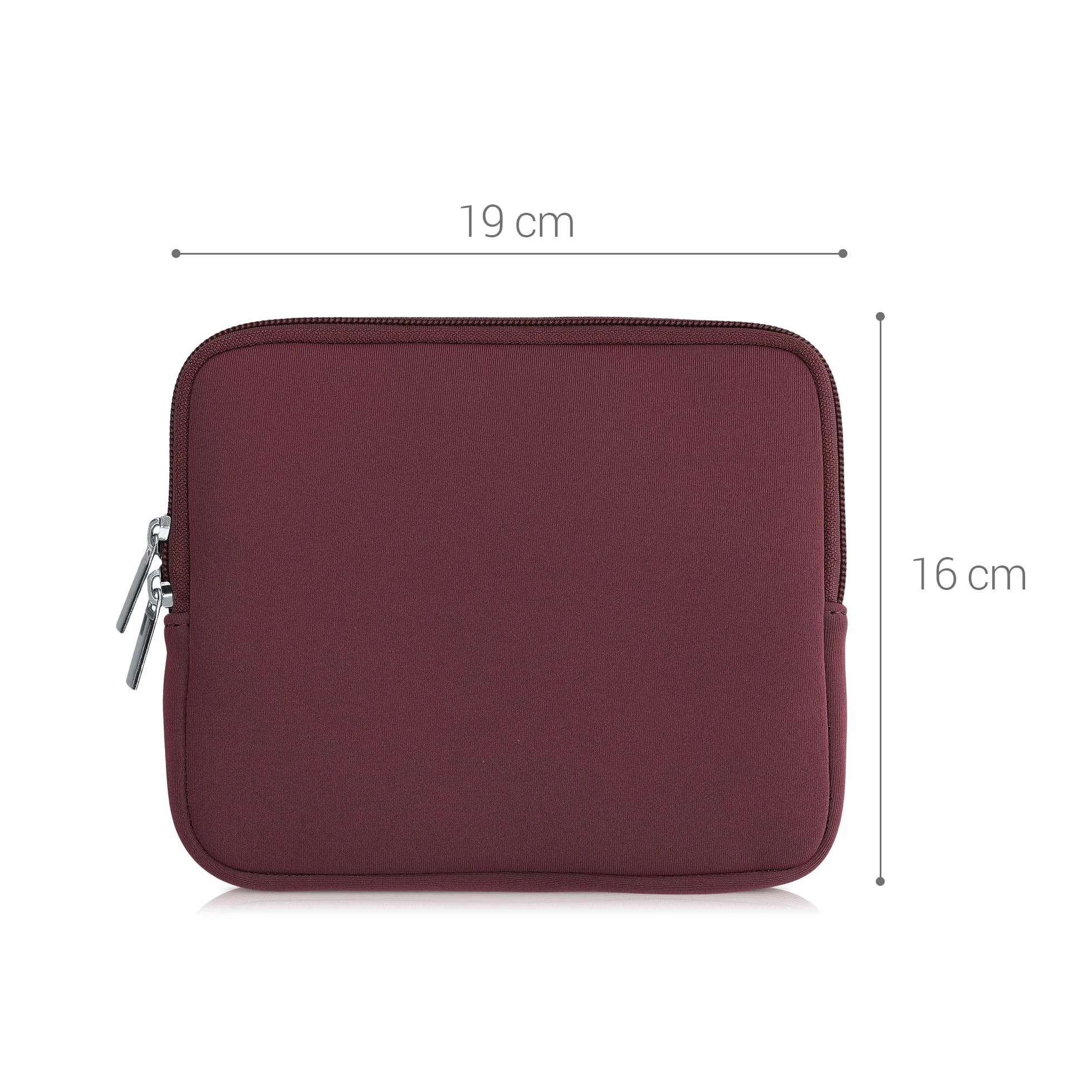 kwmobile Etui ochronne do czytnika e-booków - neopren pokrowiec pokrowiec pokrowiec ochronny Mulberry — wymiary wewnętrzne 17,5 x 14,7 x 1 cm