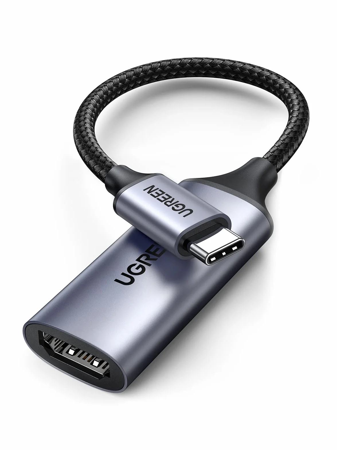 UGREEN Adapter USB-C na HDMI 4K@60Hz Thunderbolt 3/4 Konwerter Typu C kompatybilny z iPhonem 15 Macbook iPad