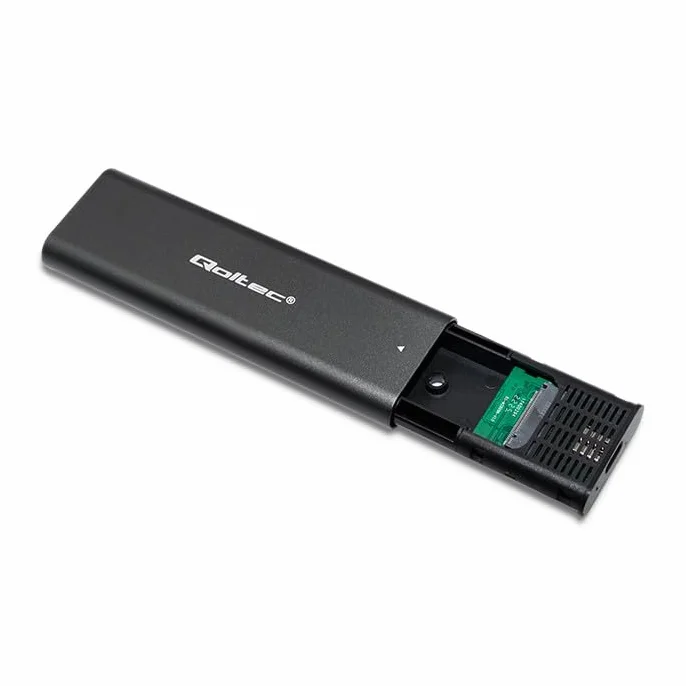Qoltec Obudowa | kieszeń do dysków M.2 SSD,NVME, PCI-E, USB-C