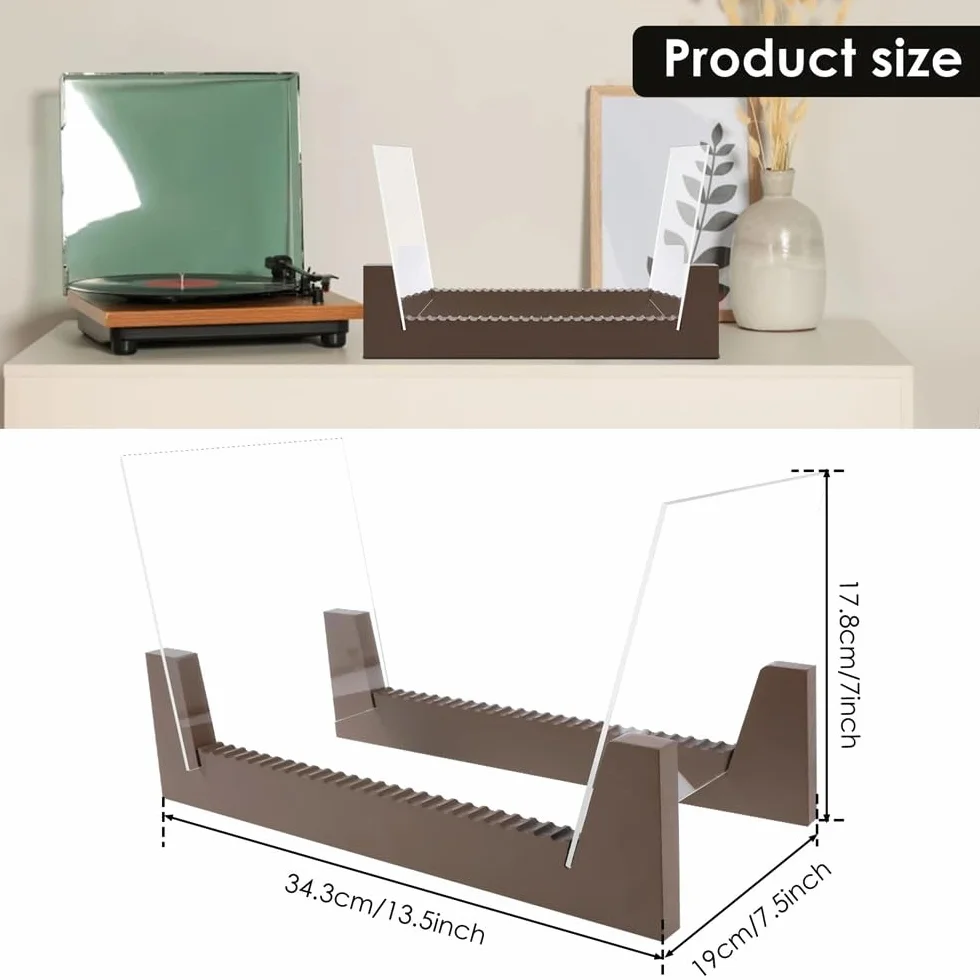 Stojak do przechowywania płyt CD CD Storage Rack Wood Magazine Album Record Display Stand Large Capacity Deskop Holder for Home Art Collection Decor Stojak na płyty(Biały)