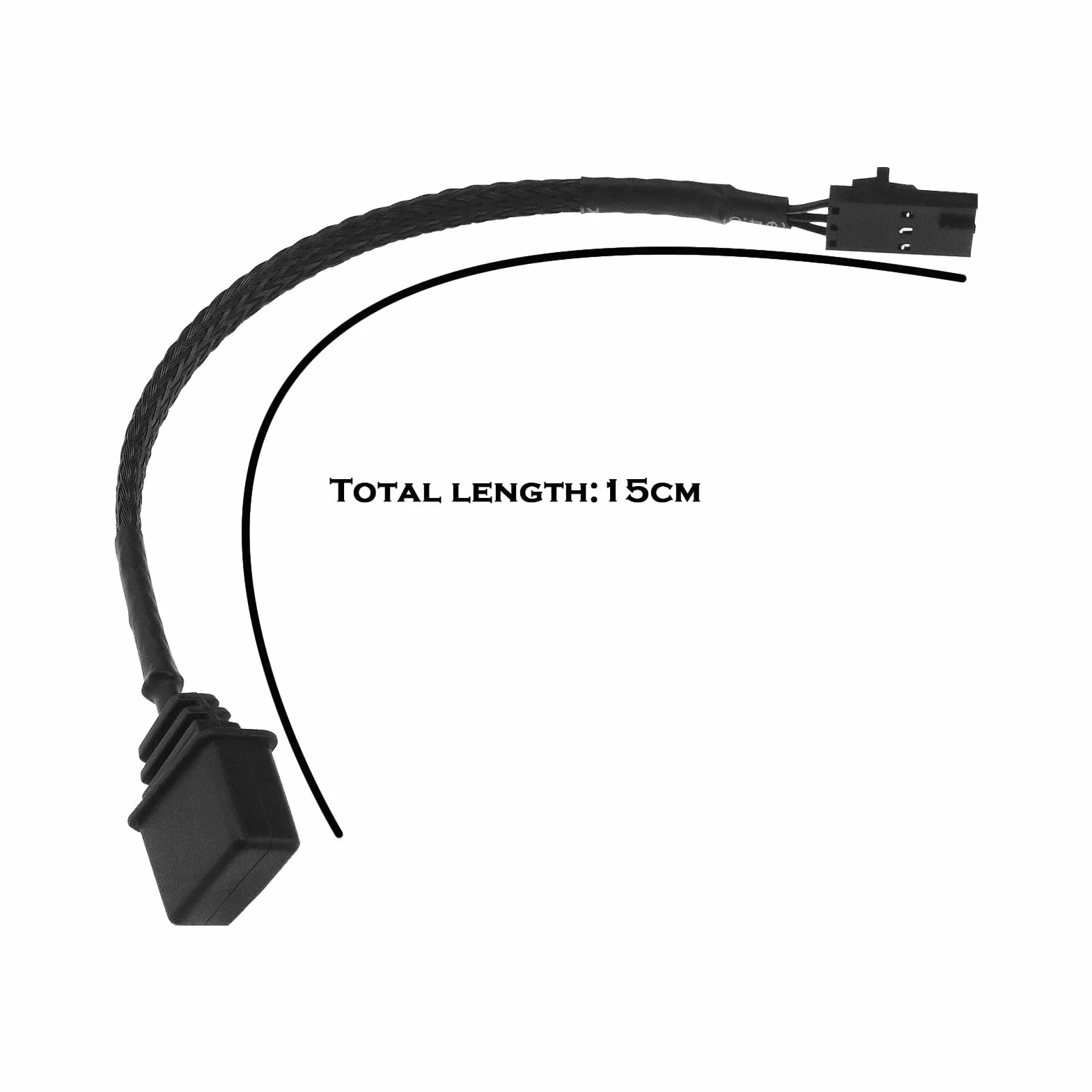 Standardowy 3-pinowy adapter ARGB RGB adapter kabel kompatybilny z Corsair Commander Pro Lighting Node Pro Commander Core XT