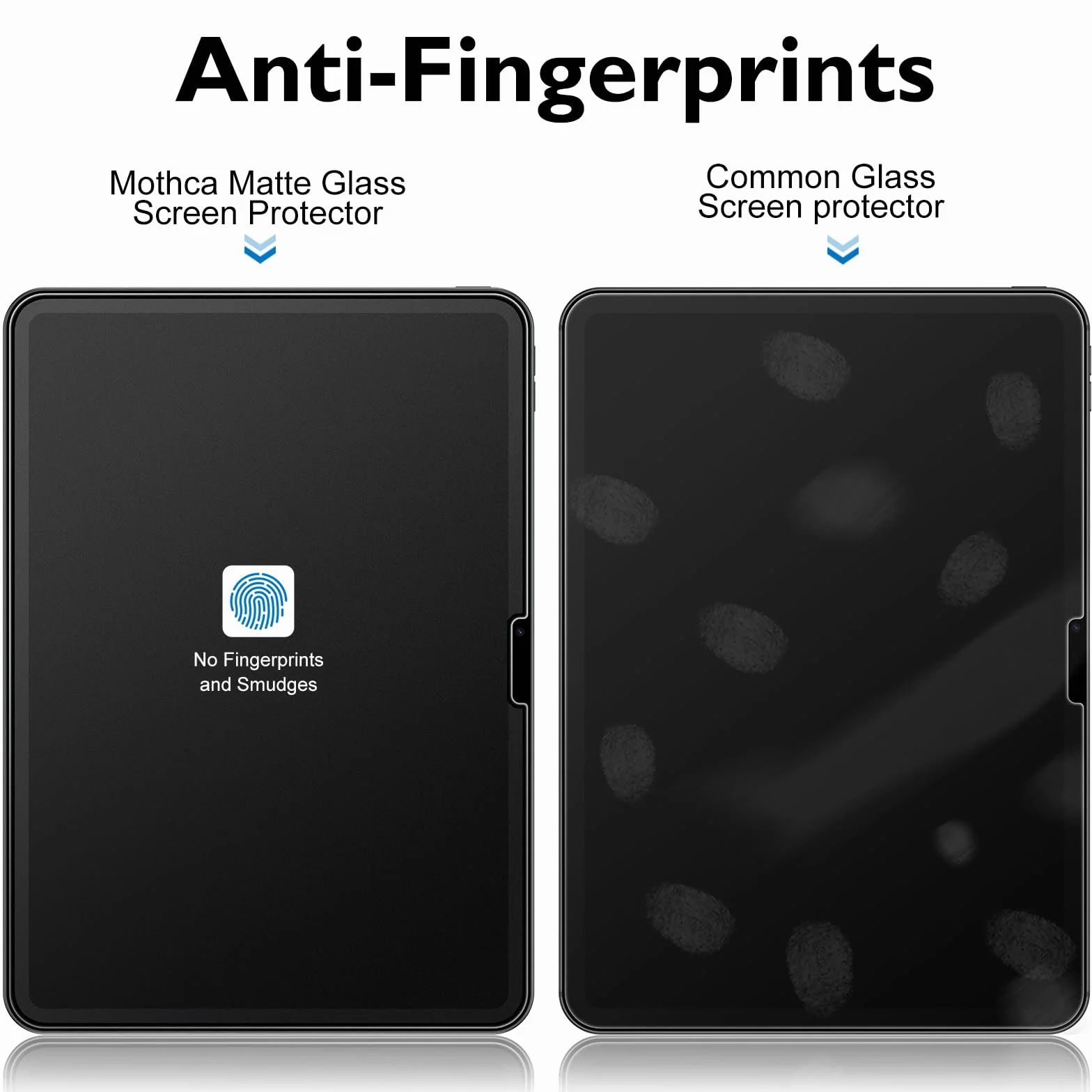 Mothca matowe szkło hartowane do iPad Air 11 cali (2025 M3/ 2024 M2 Chip), matowa folia ochronna do iPad Air 6. generacji, ochrona ekranu, antyodblaskowa (1 szt.)