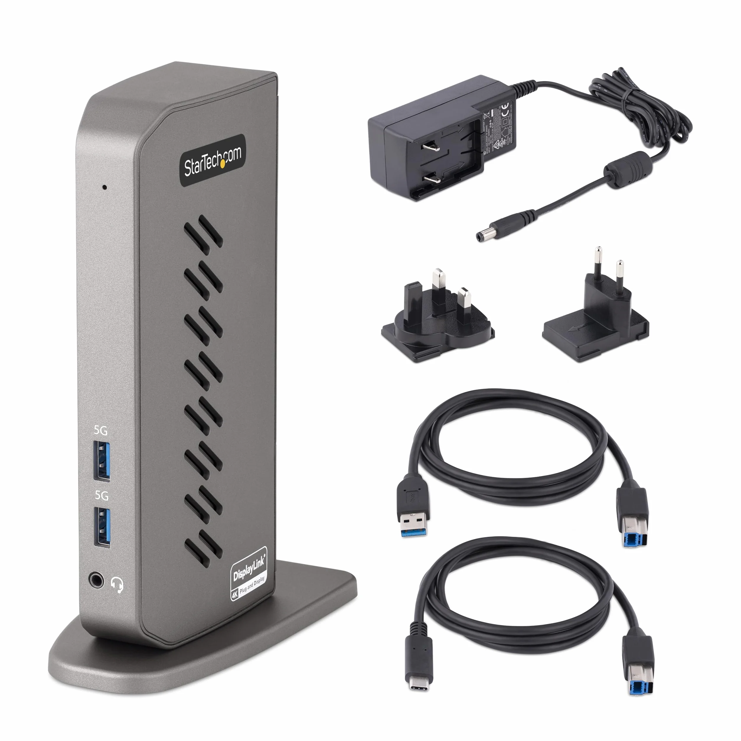 StarTech.com Hybrydowa uniwersalna stacja dokująca USB 3.0 USB-C - podwójny monitor 4K 60Hz HDMI/DisplayPort - 6x USB-A
