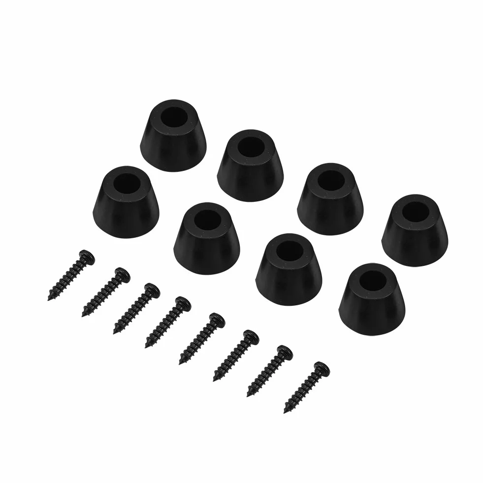 VBESTLIFE 8 szt. 30 x 20 mm gumowe nóżki antywibracyjne podstawka pod głośnik wzmacniacza gitarowego w/śruby