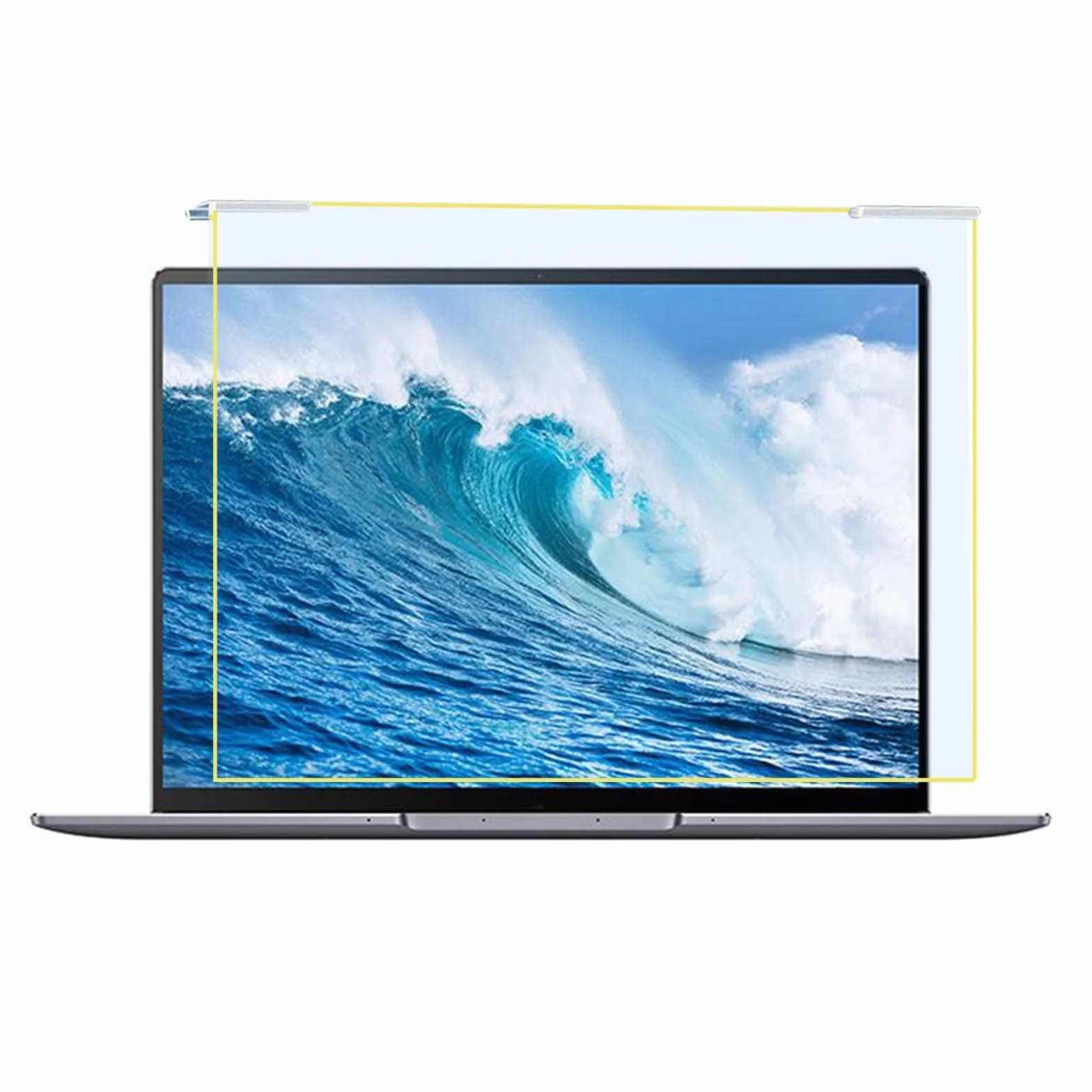 1Pcs Folia Ochronna Na Laptopa, HD Przezroczysty Screen Protector, Antis Blue Light Filter, Antis UV I Antypromieniowe, Wiszący Zainstalować, Brak Bąbelków, Odporny Na Zarysowania