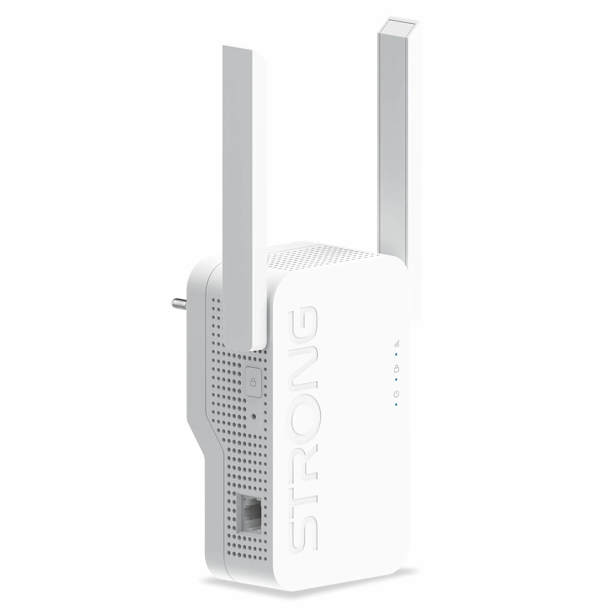 STRONG Wzmacniacz Wi-Fi 6 AX3000: wzmacniacz Wi-Fi 2 w 1 i punkt dostępowy, gniazdo wtykowe do szybkiego Internetu do 3000 Mbit/s, idealne do domu i ogrodu