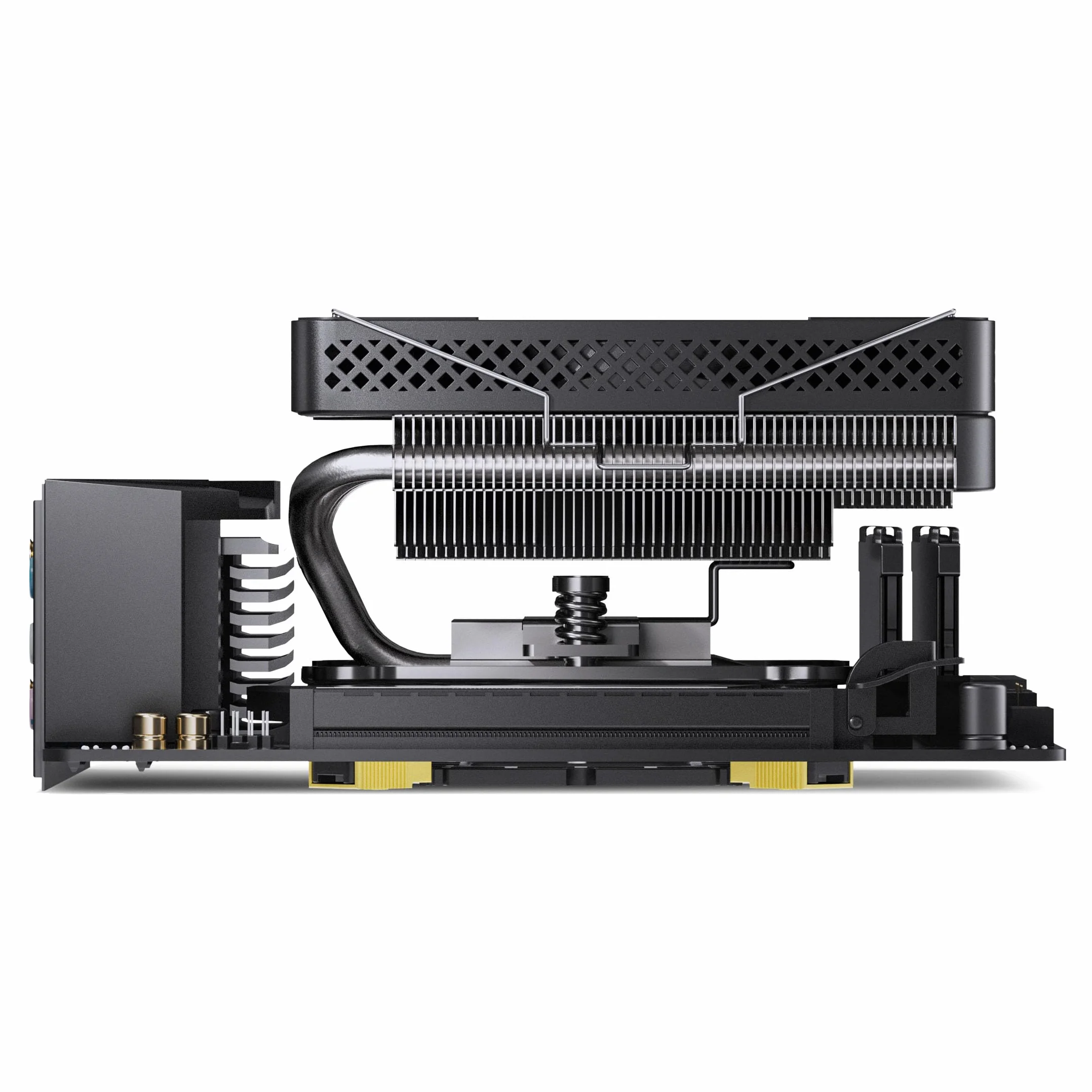 Jonsbo HP-600 chłodnik procesora, niskoprofilowy, 120 mm PWM, ARGB, 6 rur cieplnych – kompaktowy i wydajny