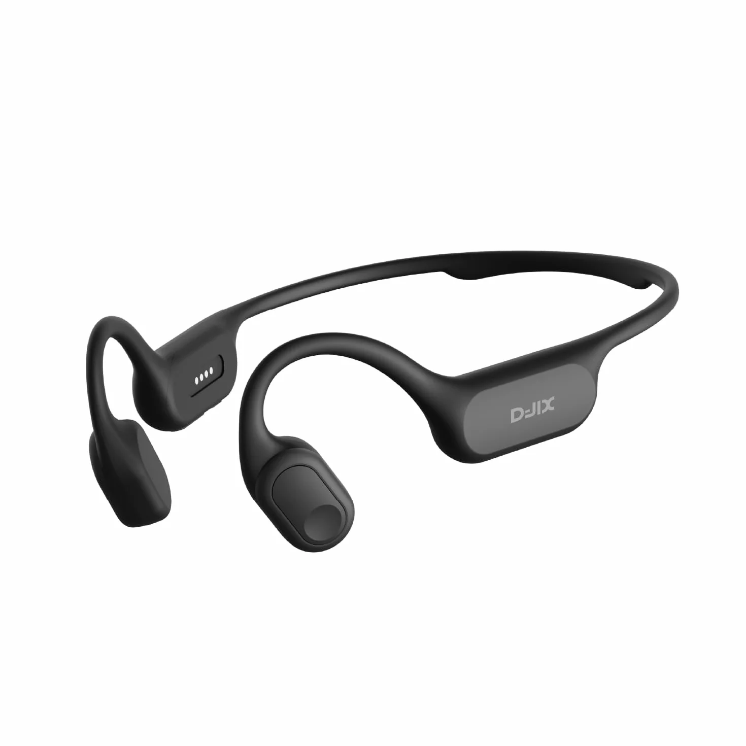 D-JIX Triton 600 Słuchawki Bluetooth 6.0 & MP3 32 GB, wodoodporne, IP68, autonomia, szybkie ładowanie, wbudowany mikrofon, idealny do uprawiania sportu i pracy, czarny
